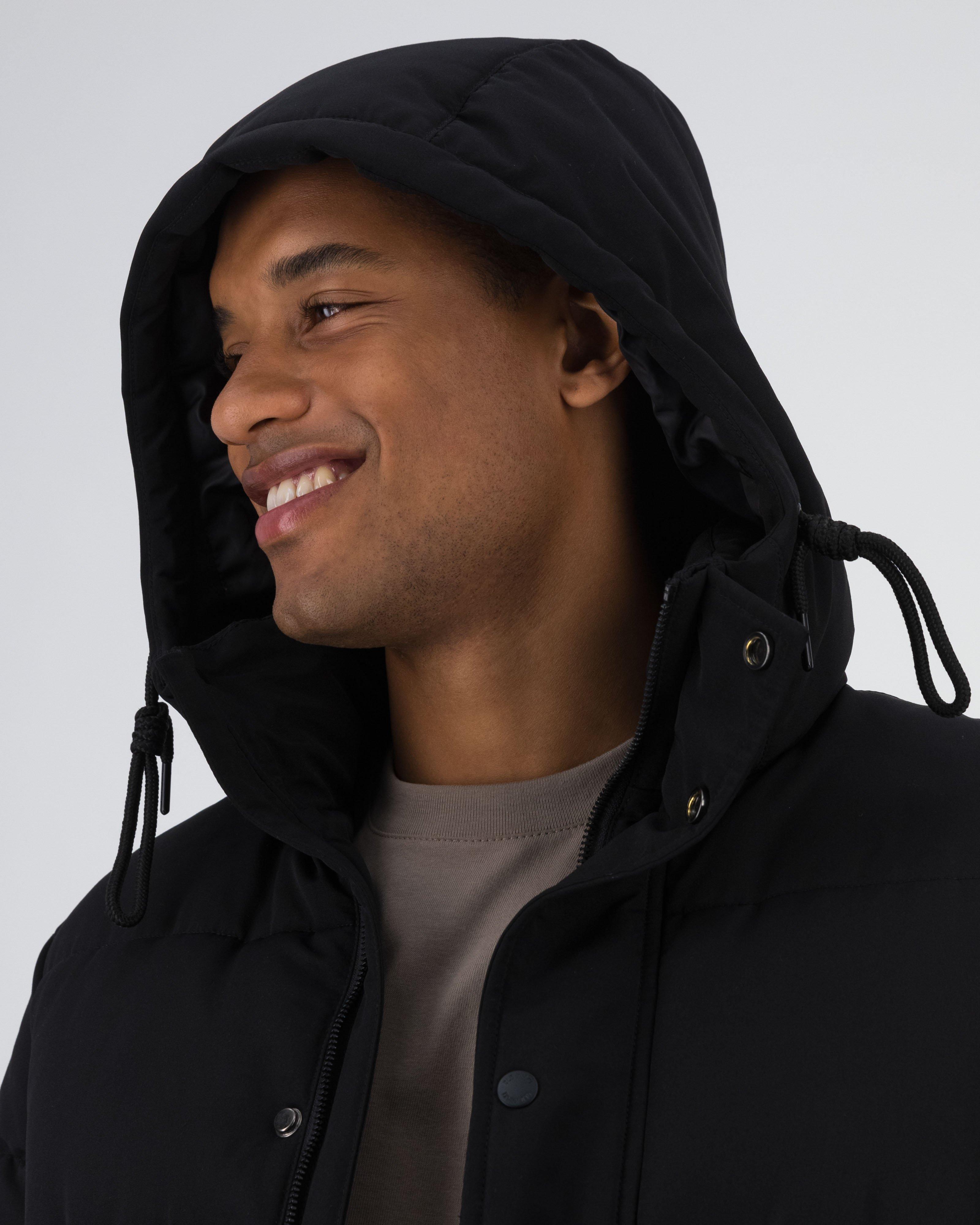 Old Khaki Men’s Siya Hooded Puffer Jacket -  Black