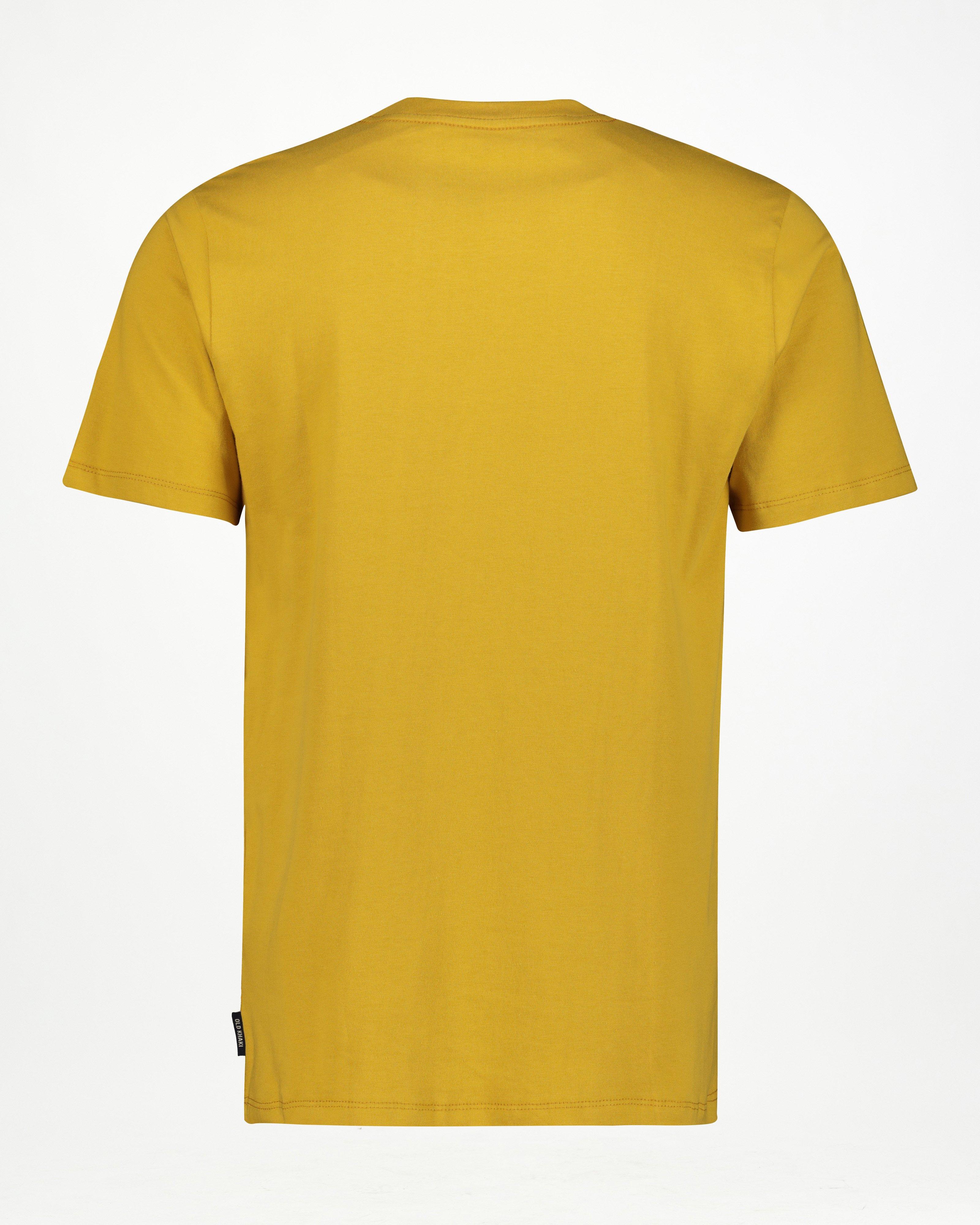  Old Khaki Men’s Sid Hero Crew T-Shirt -  Mustard