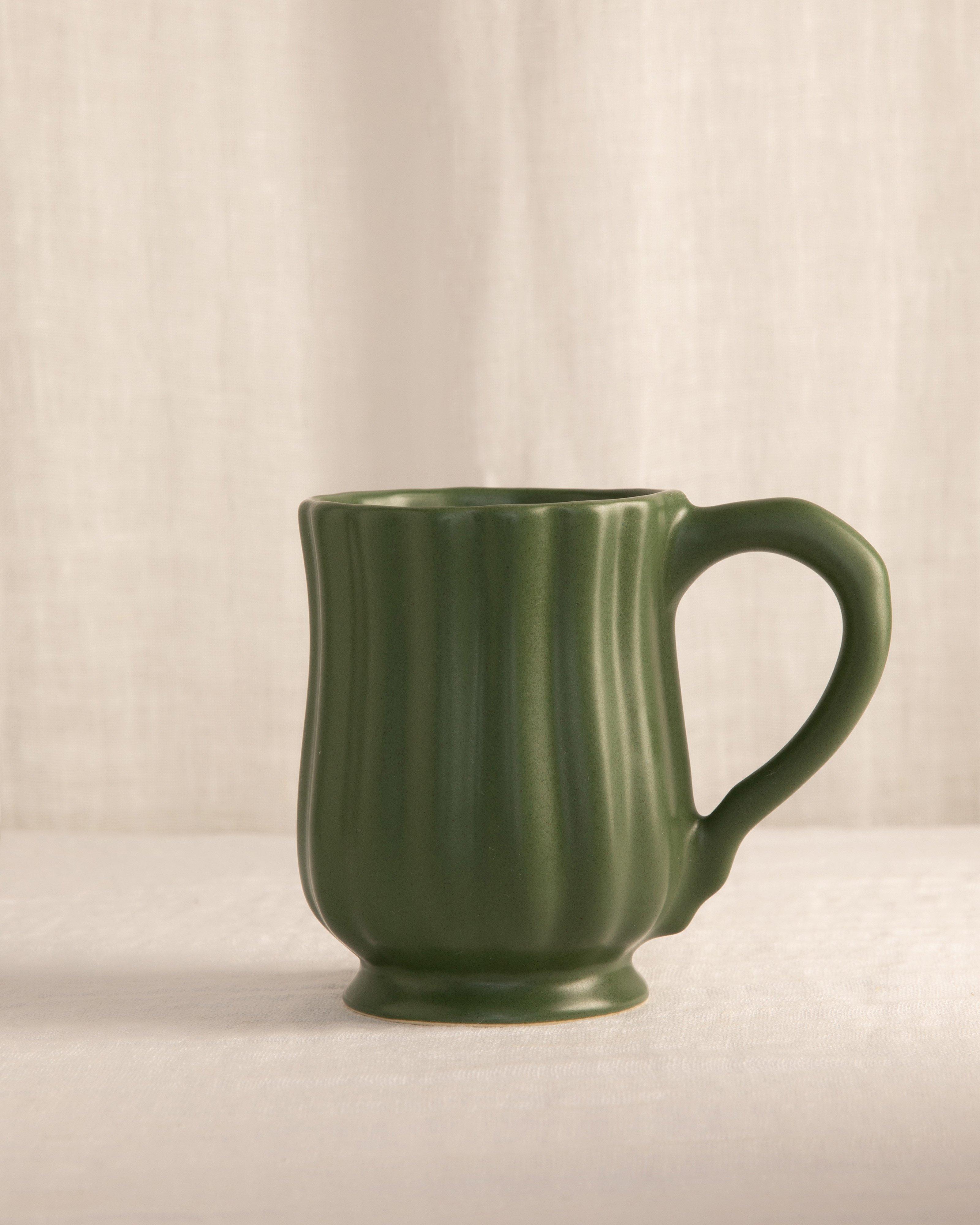 Frilly Mug -  Green