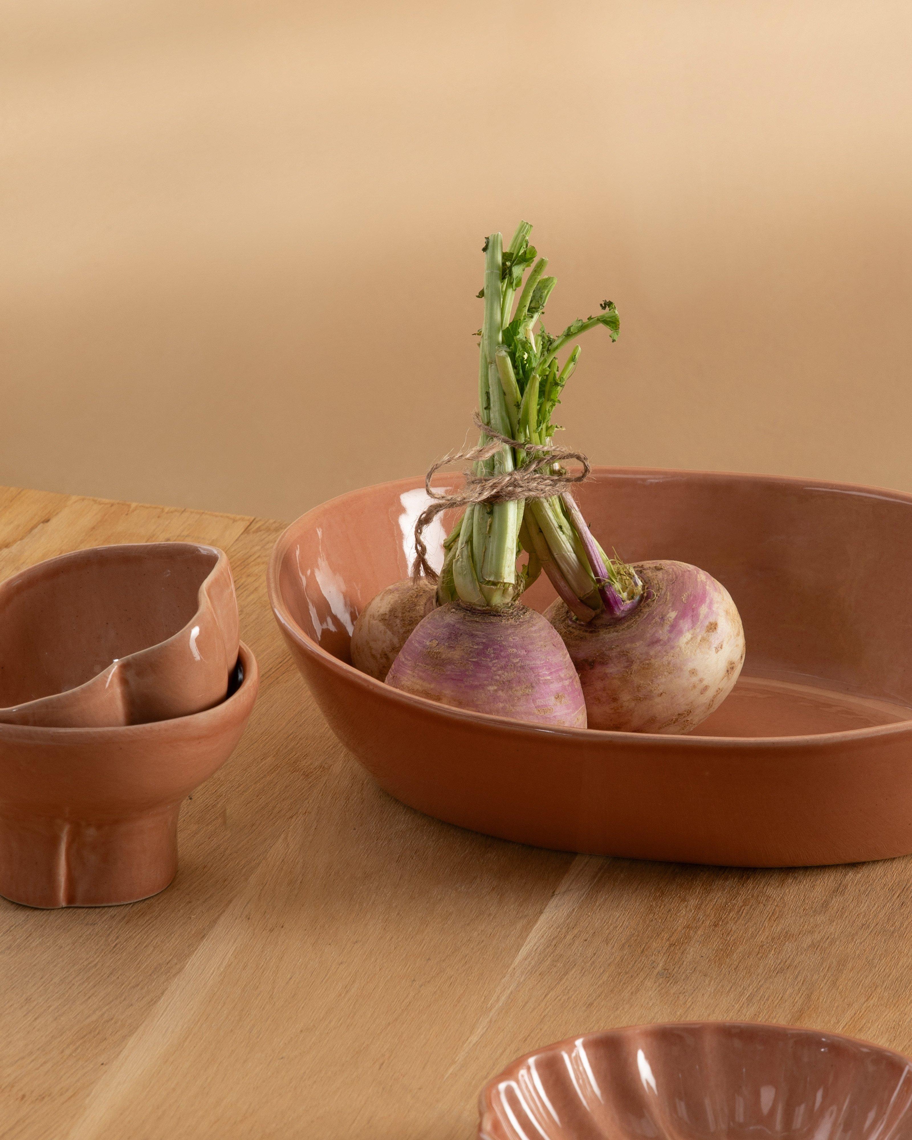 Oval Medium Bowl -  Pumpkin