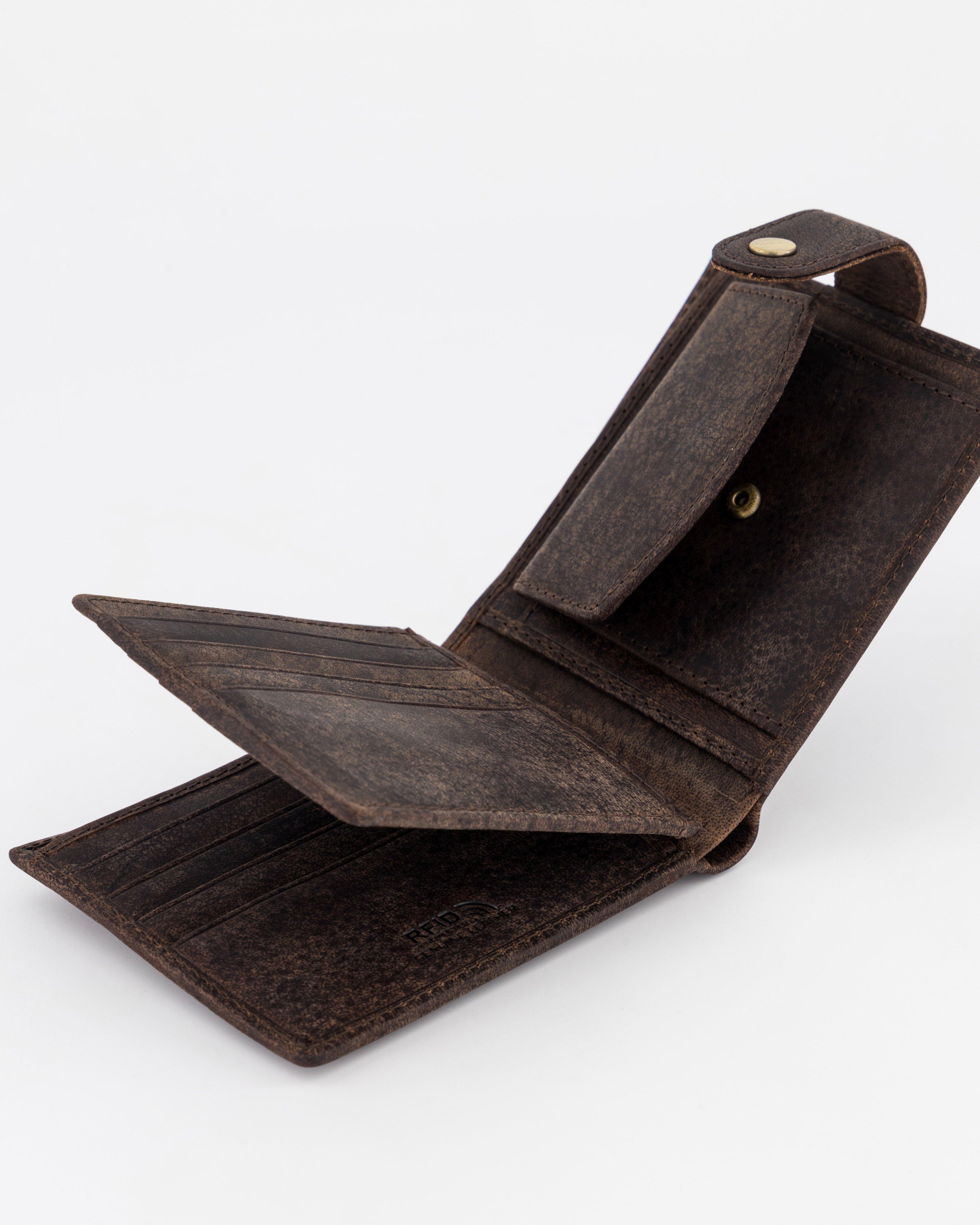 K-Way Elements Men's Karoo Wallet -  Chocolate