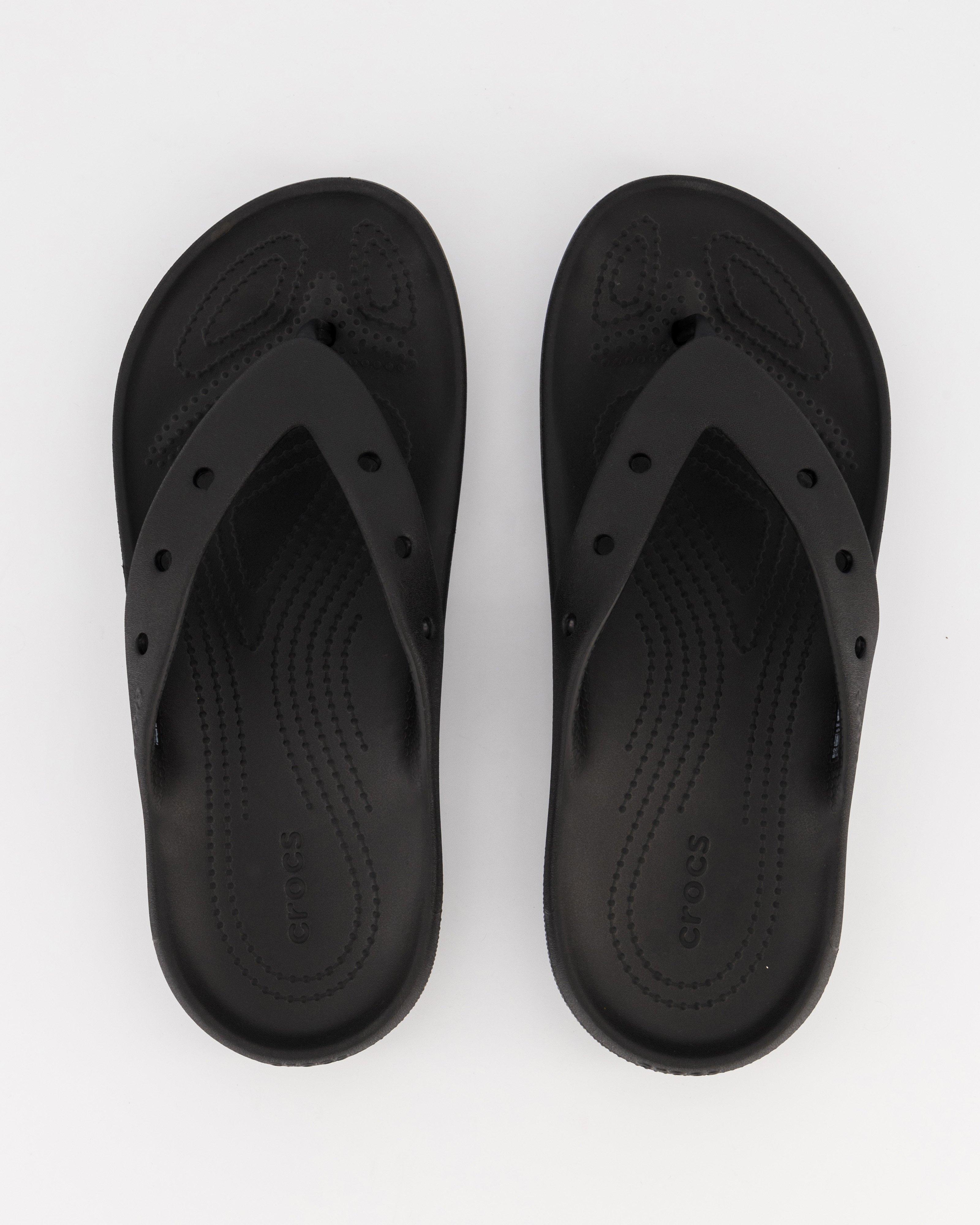 Crocs Women’s Classic V2 Flip Flops -  Black