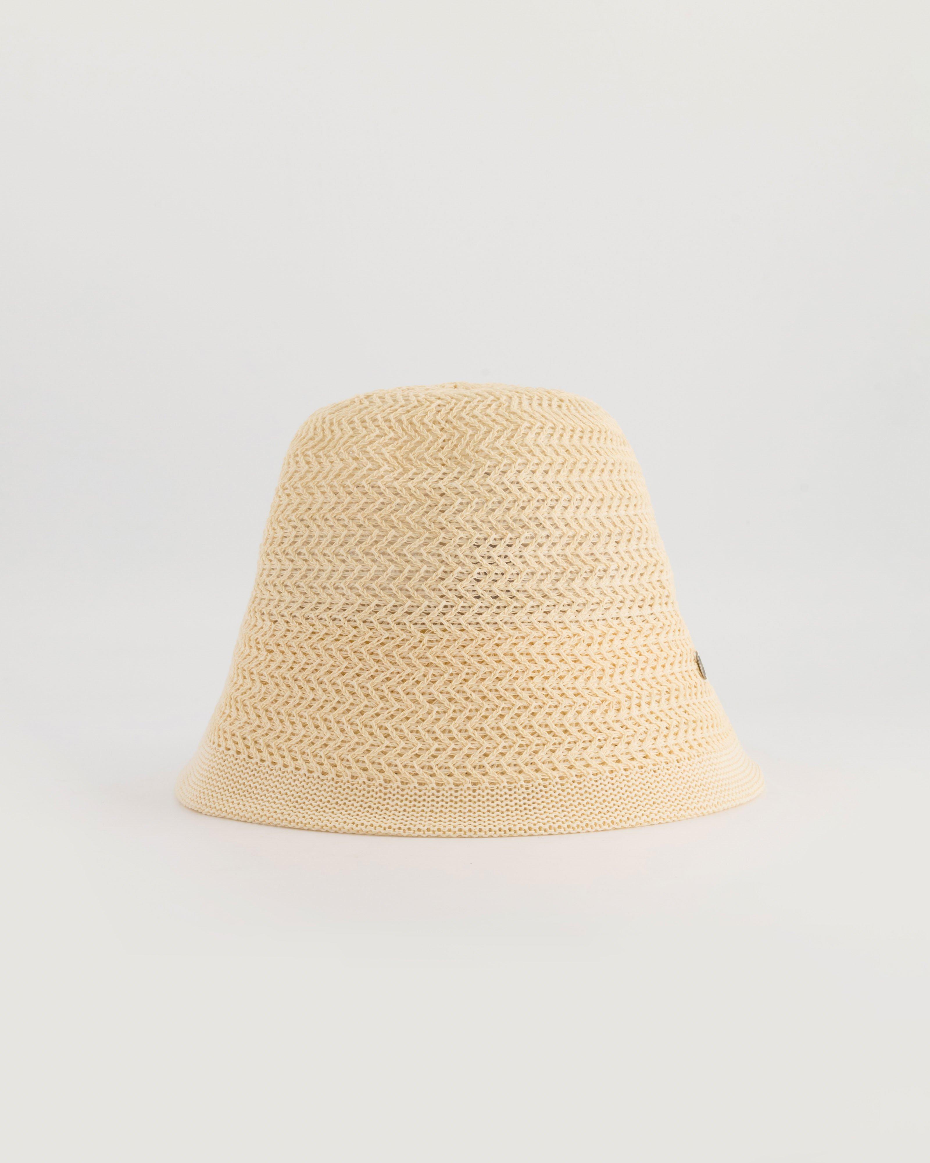 Casey Knitted Bucket Hat -  Milk