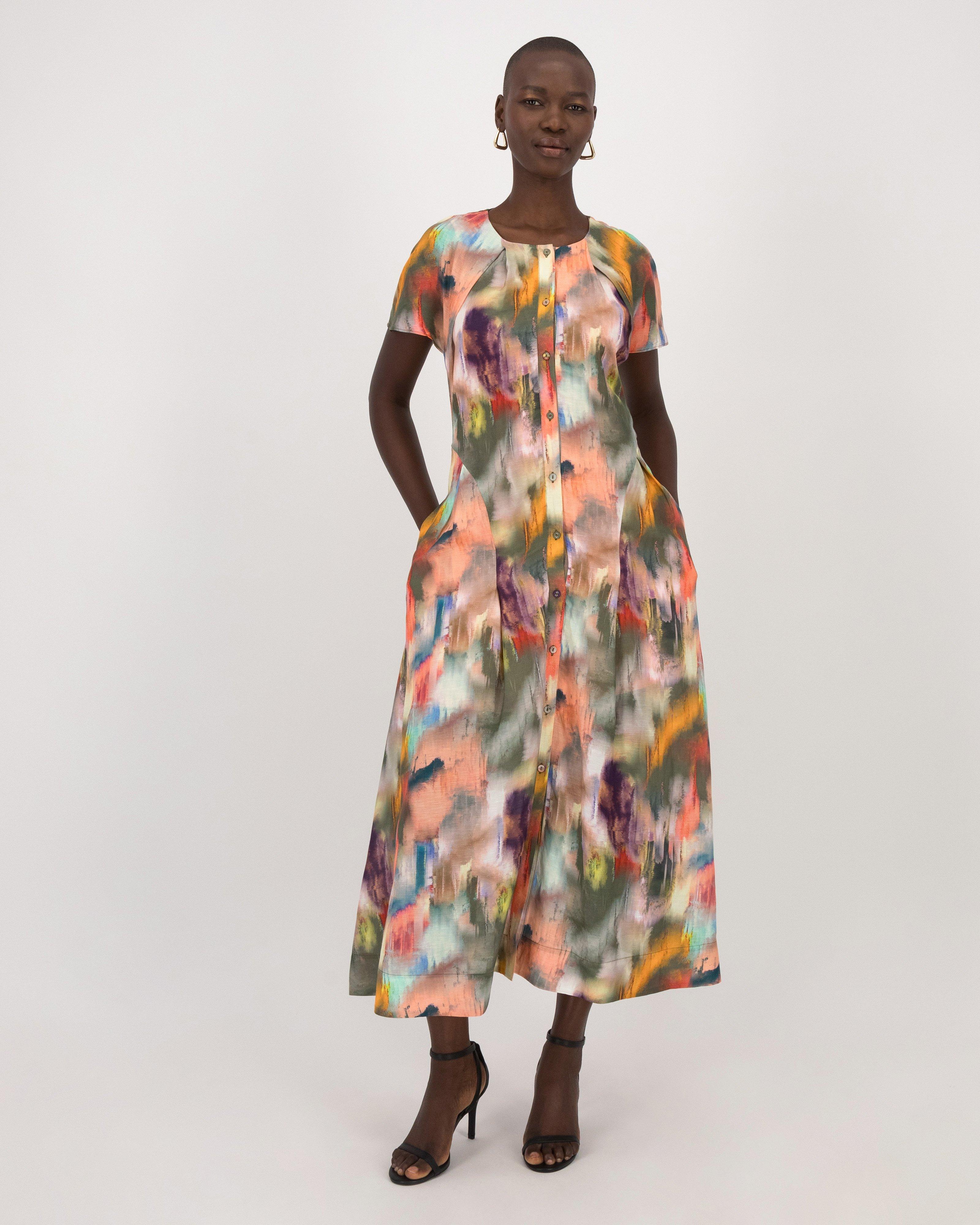 Eman Printed Dress -  Assorted
