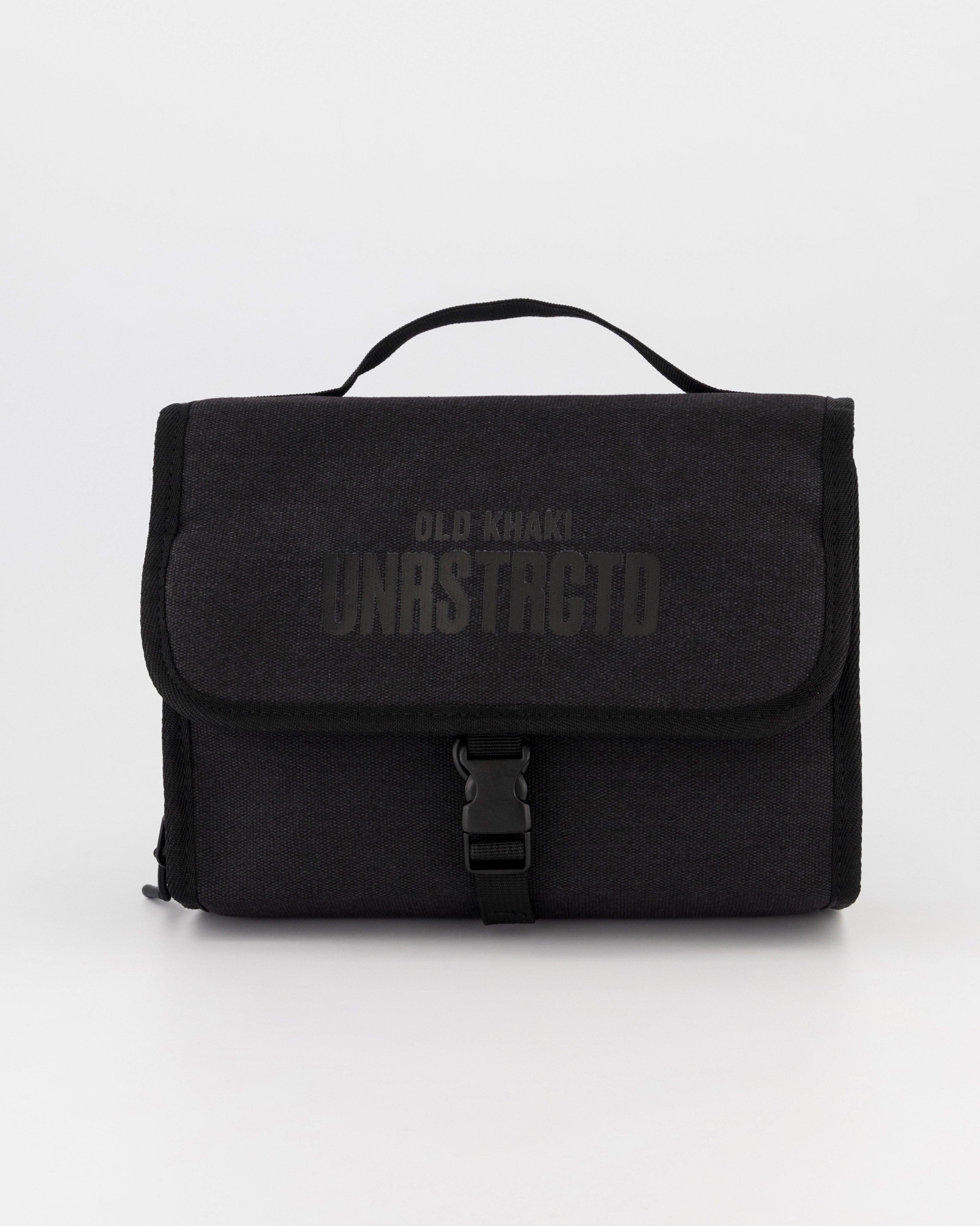 Men's Pascal Canvas Toiletry Bag -  Black