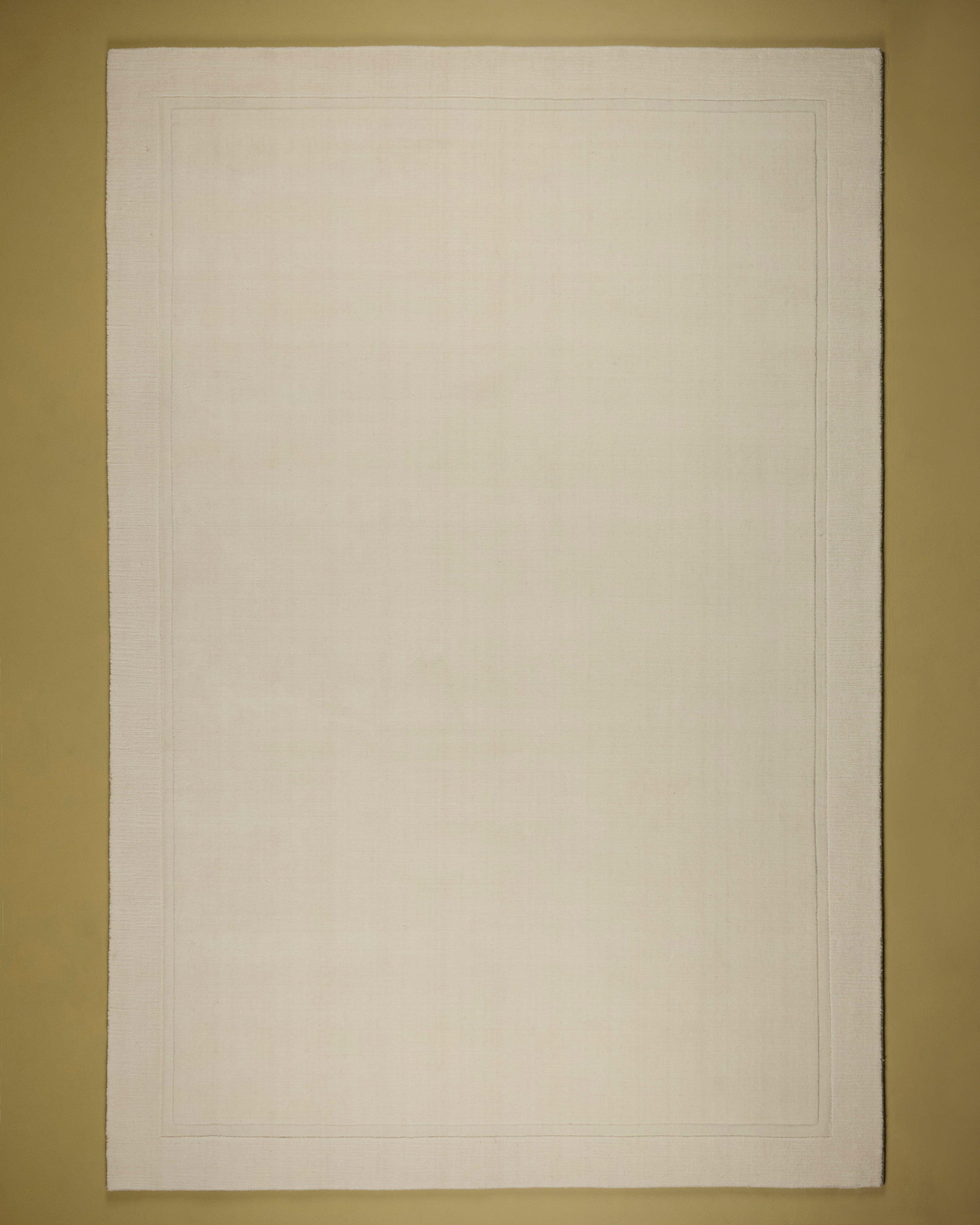 Duane Ivory Wool Rug - 300cm x 400cm -  Milk