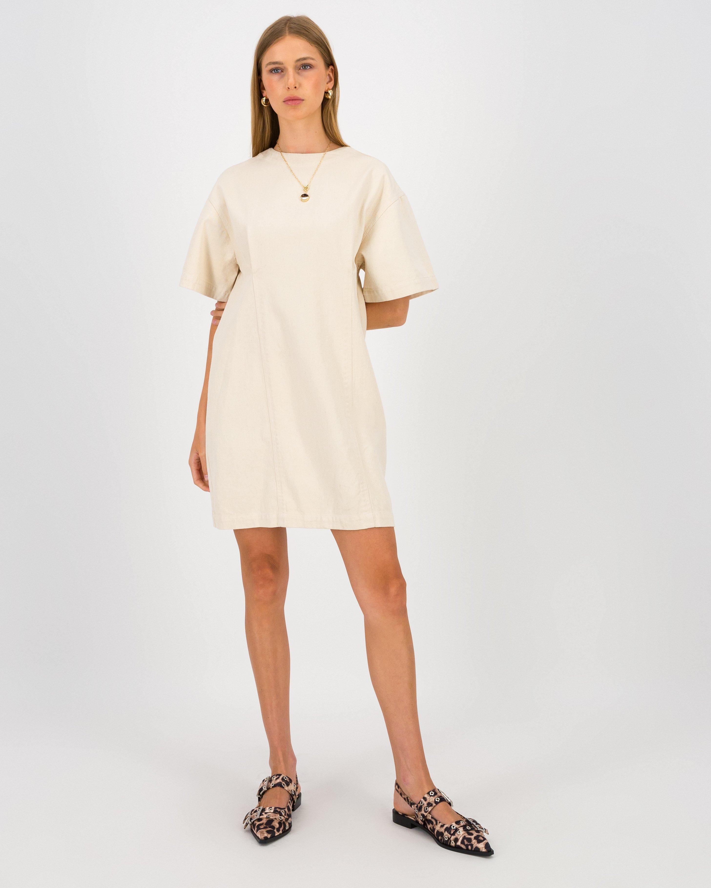 Londyn Fitted Short-Sleeve Mini Dress - Poetry Clothing Store