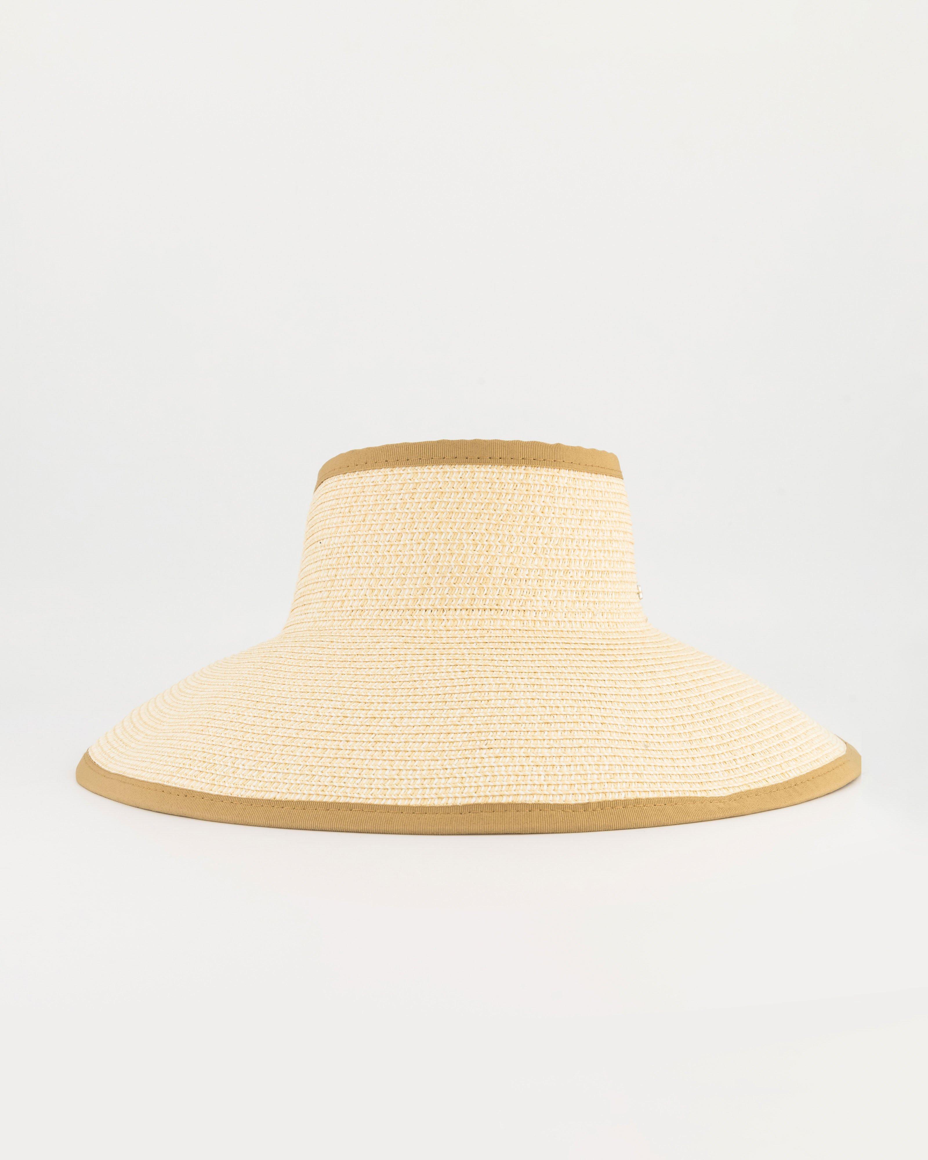 Margot Ribbon Visor -  Milk