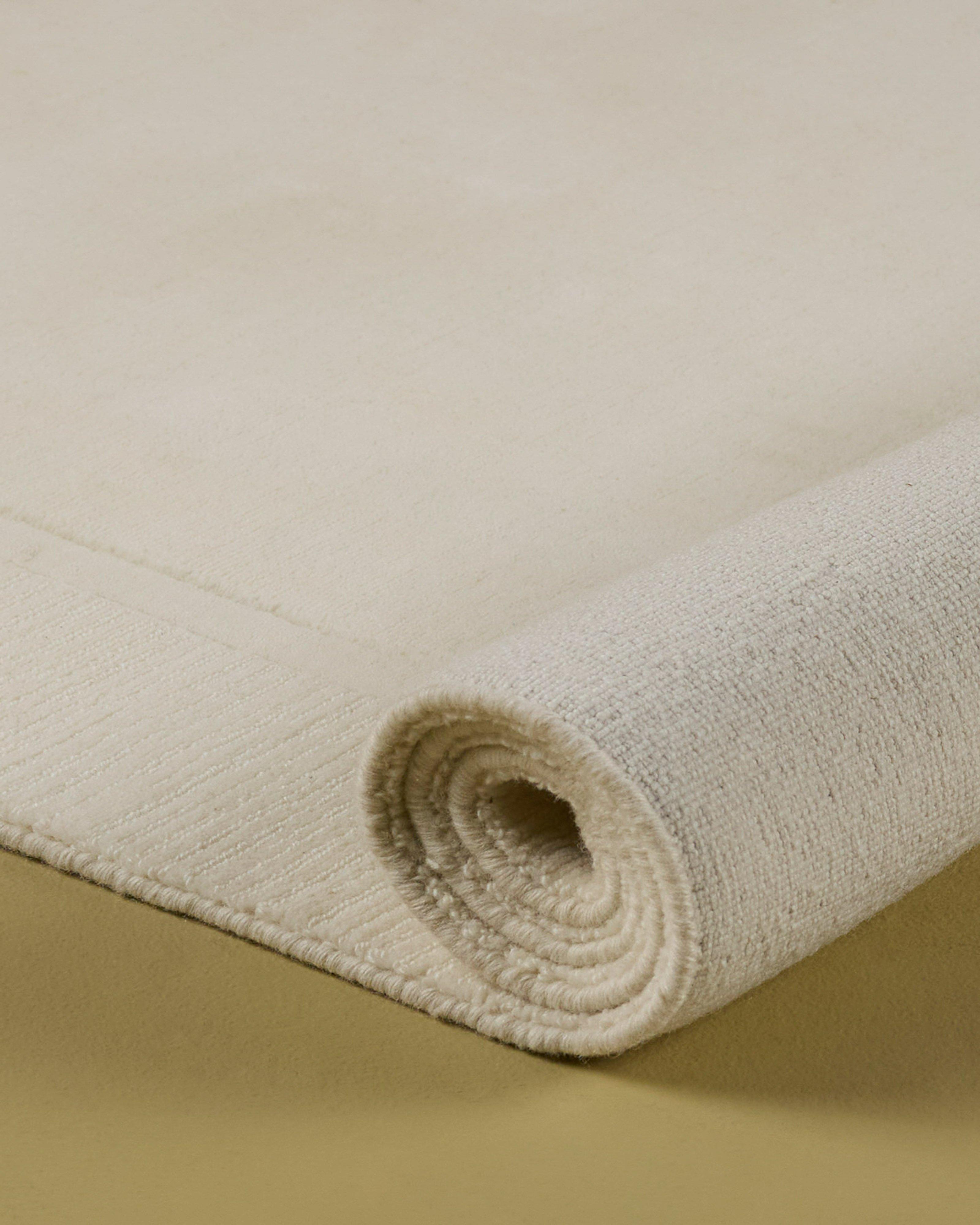 Duane Ivory Wool Rug - 200cm x 300cm -  Milk