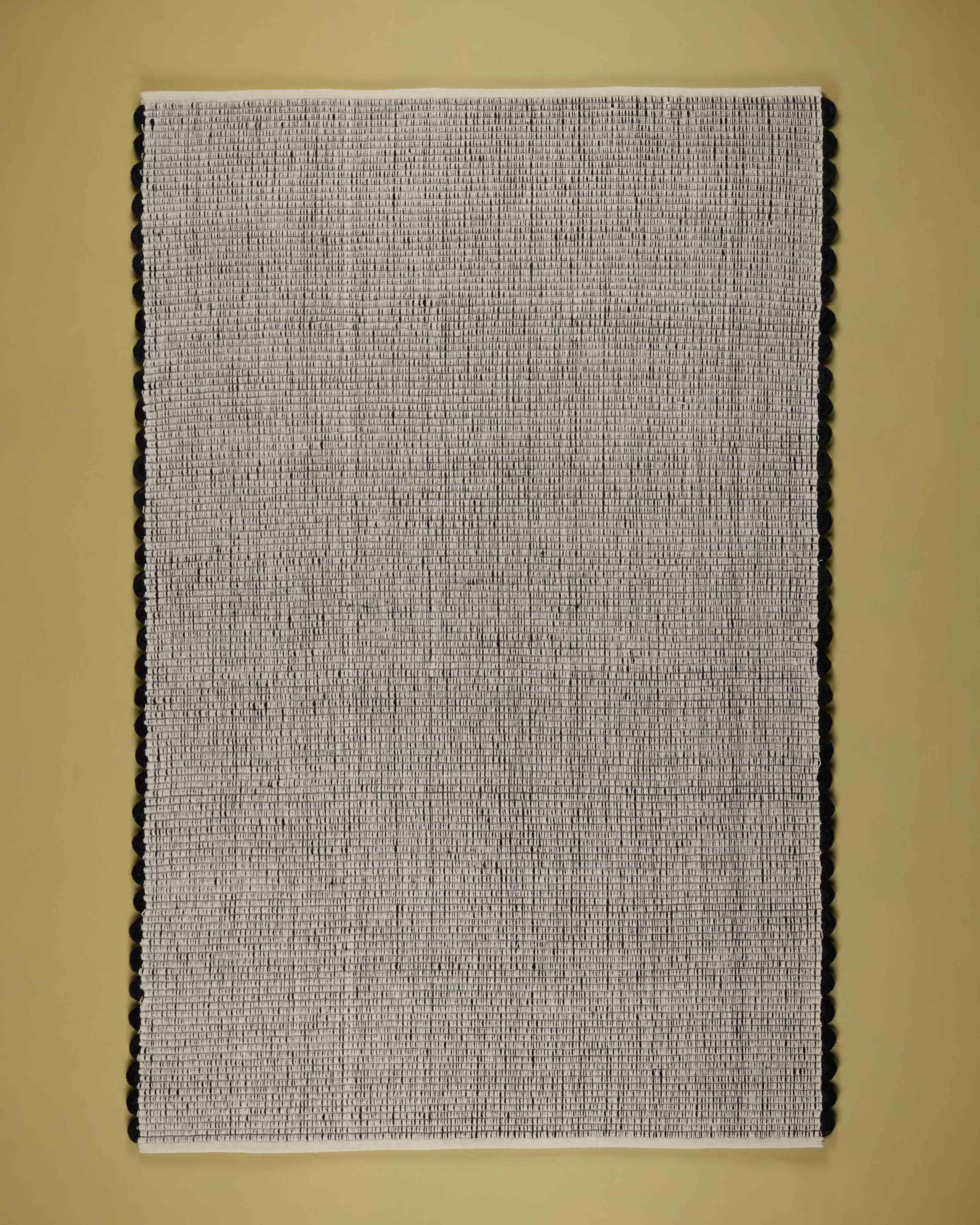 Cleo Wool & PET Hand-Woven Rug - 152cm x 244cm -  Black