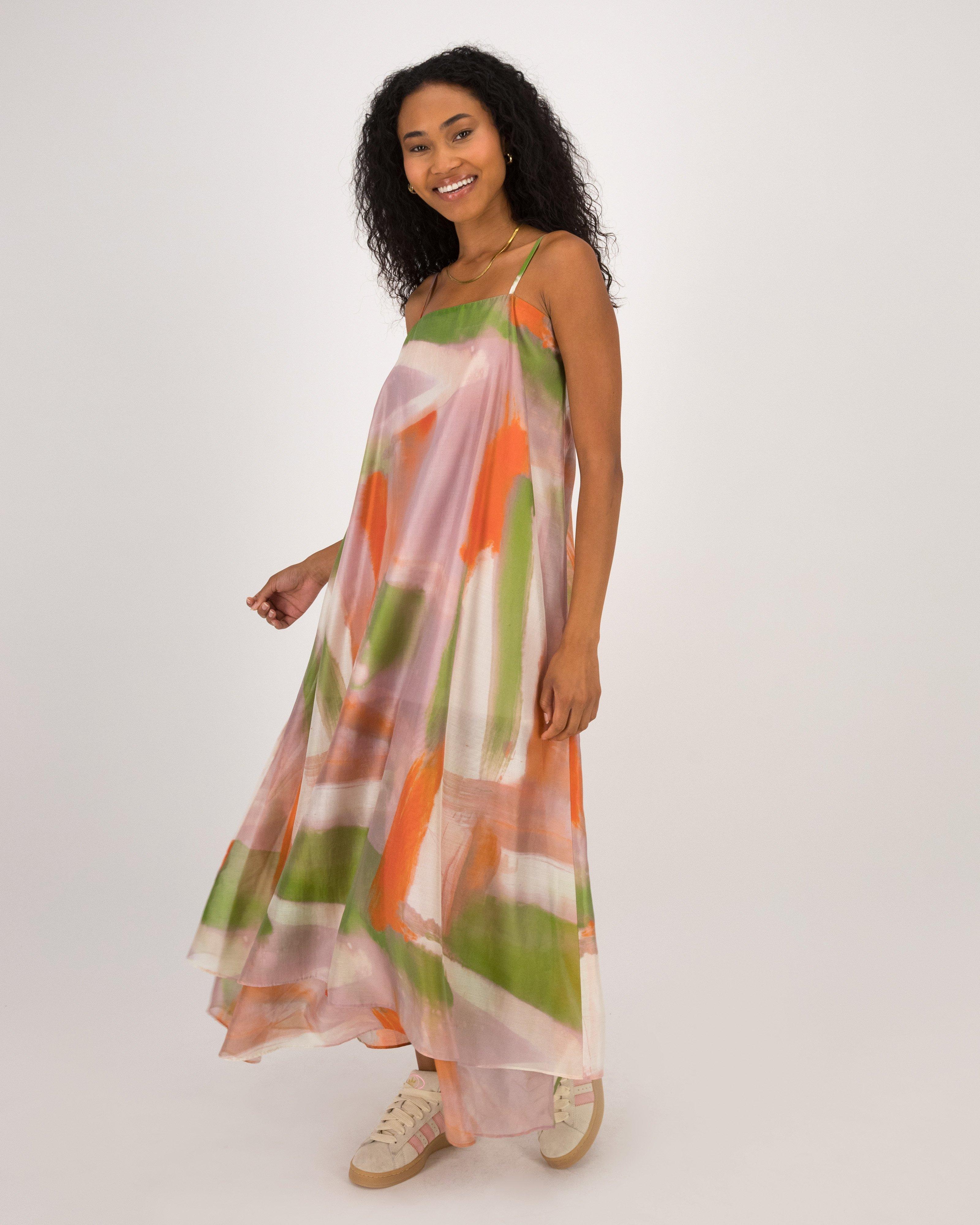 Malia Printed Midi Dress -  Assorted