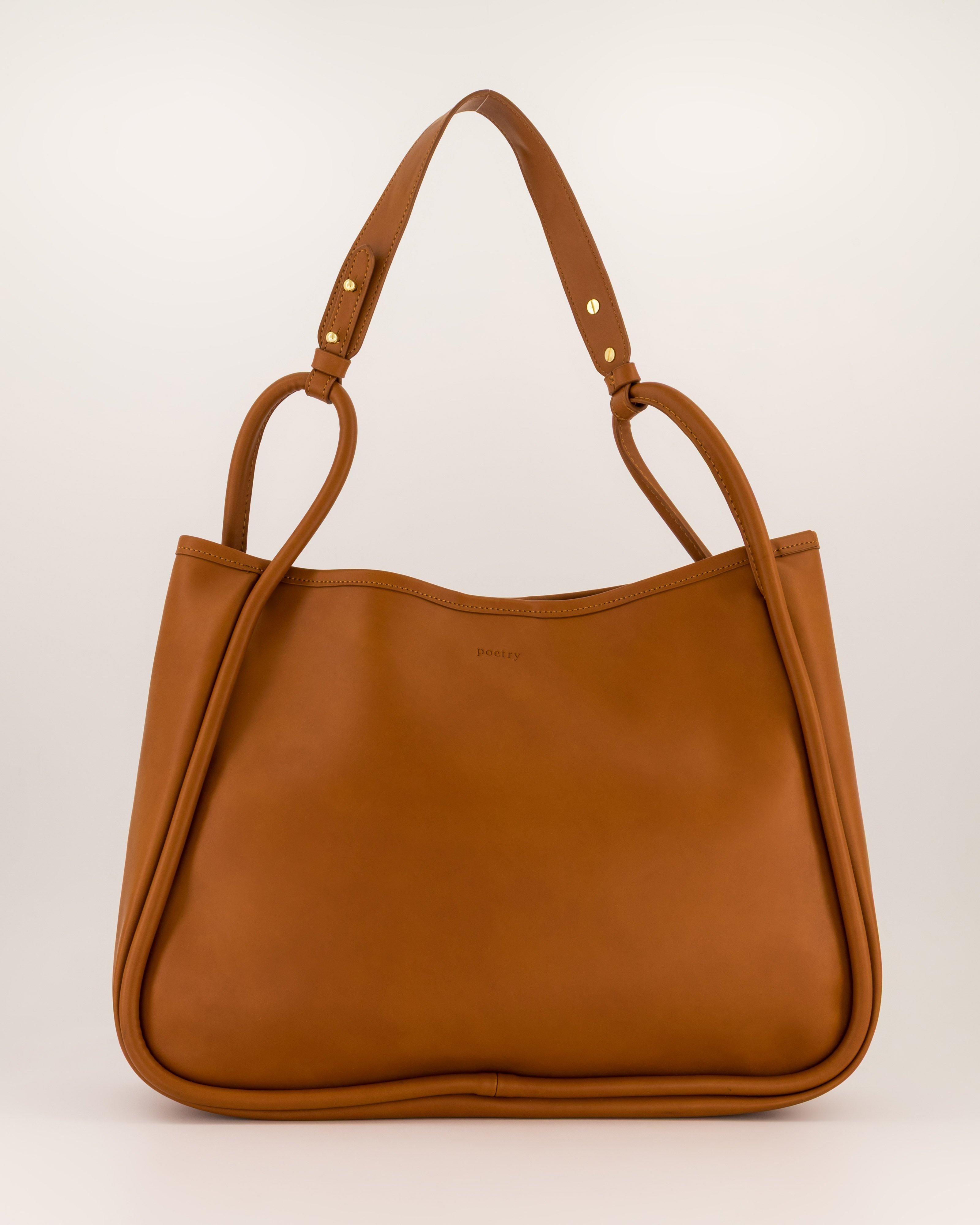 Isabel Tote Bucket Bag -  Tan