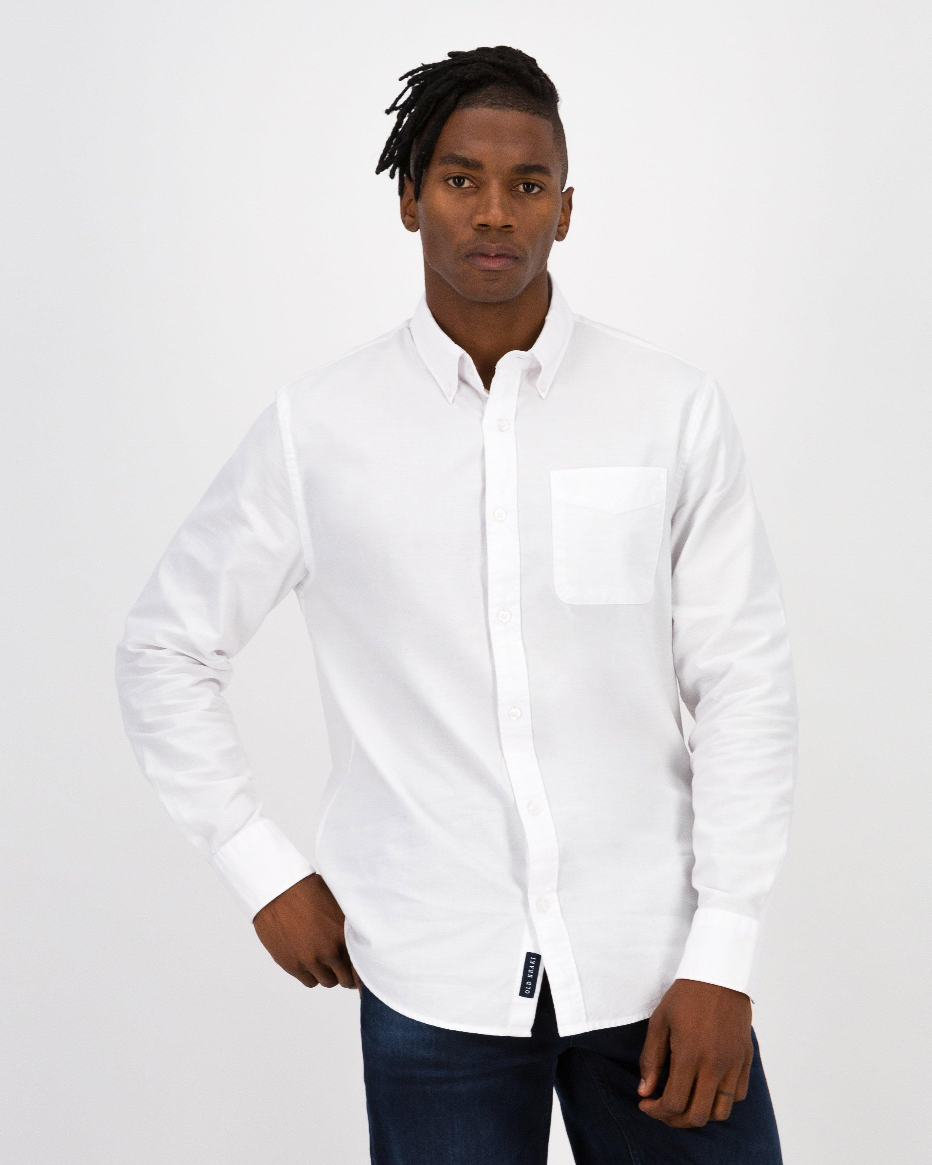 Men's William Oxford Shirt -  White