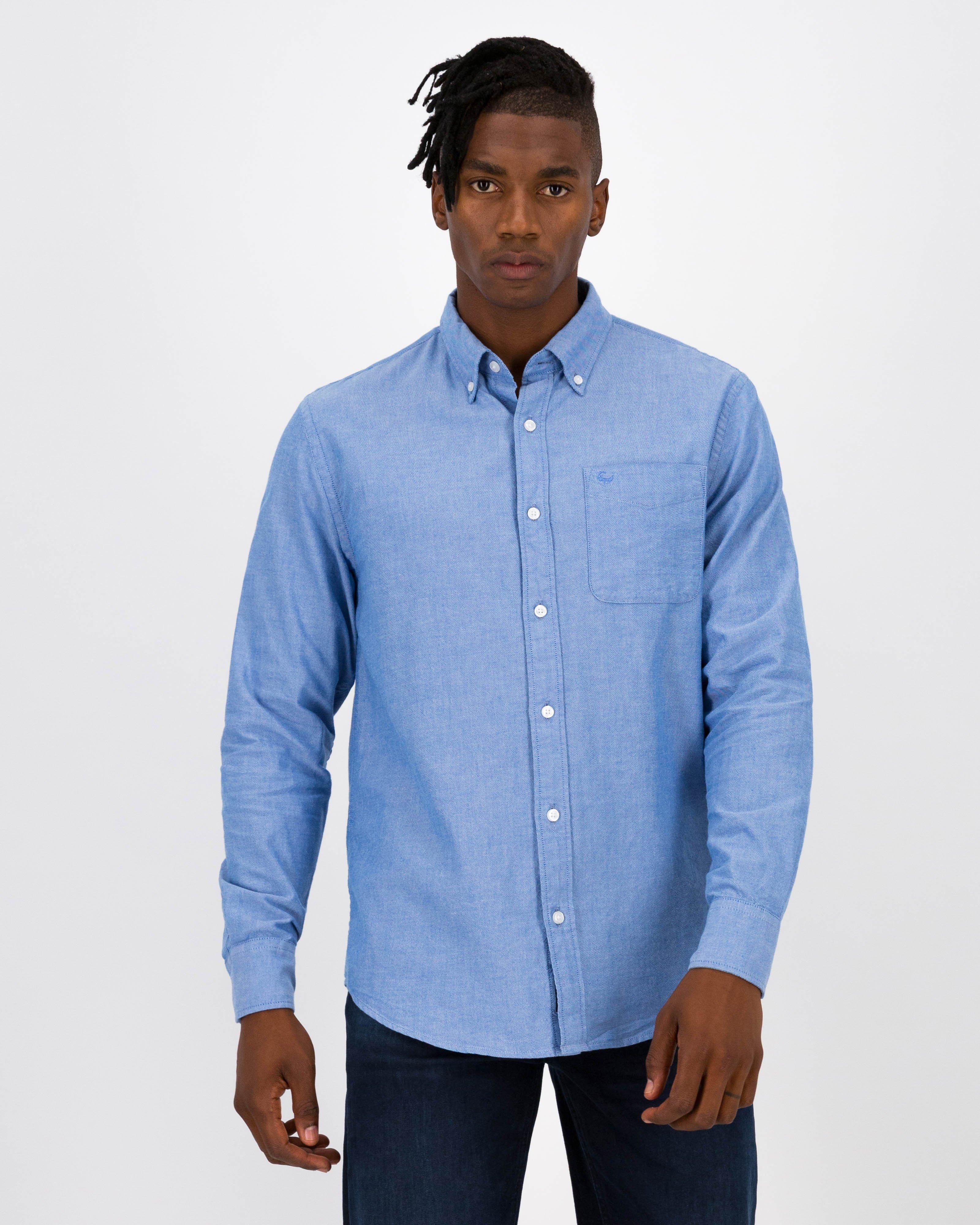 Men's William Oxford Shirt -  Light Blue