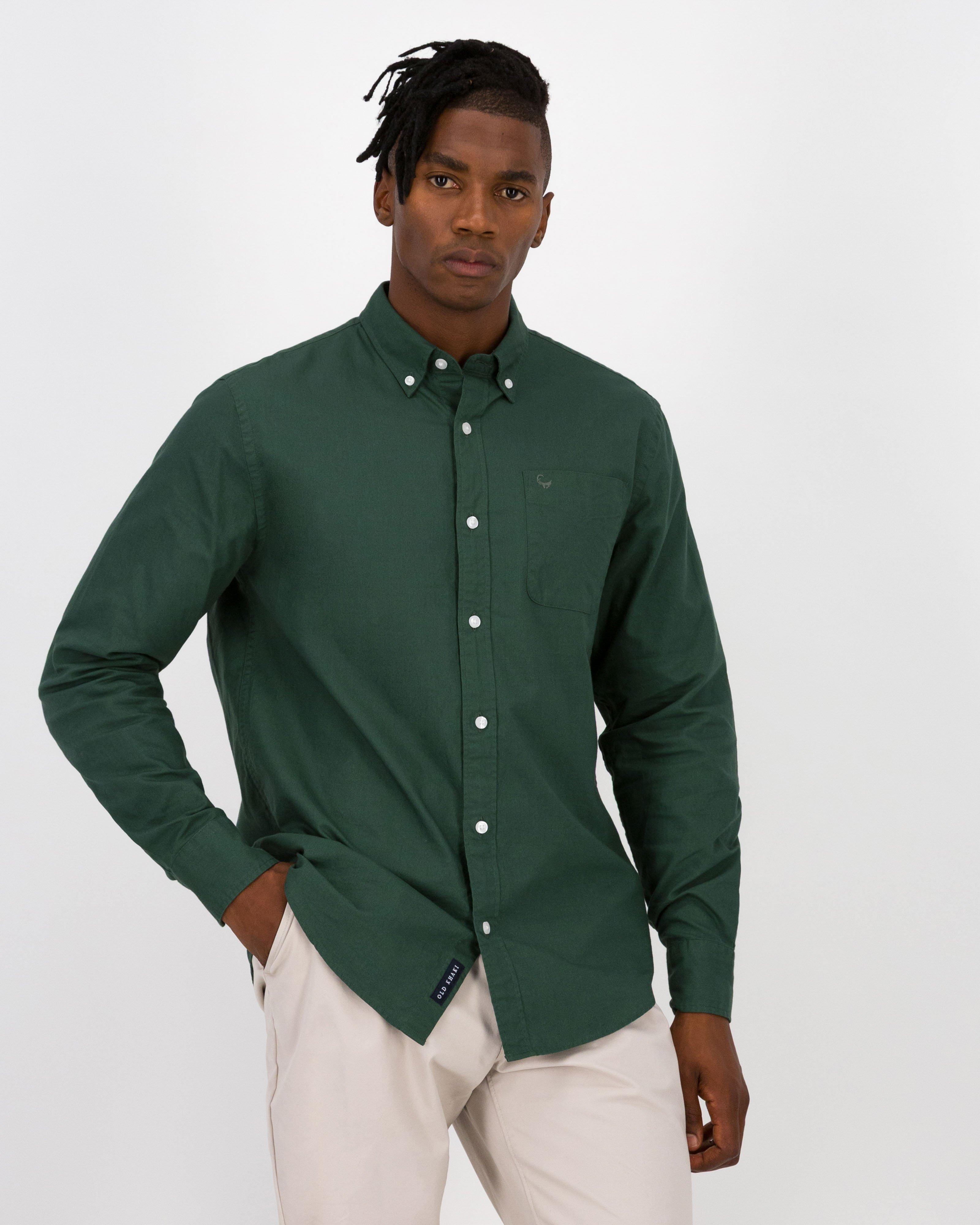 Men's William Oxford Shirt -  Fatigue