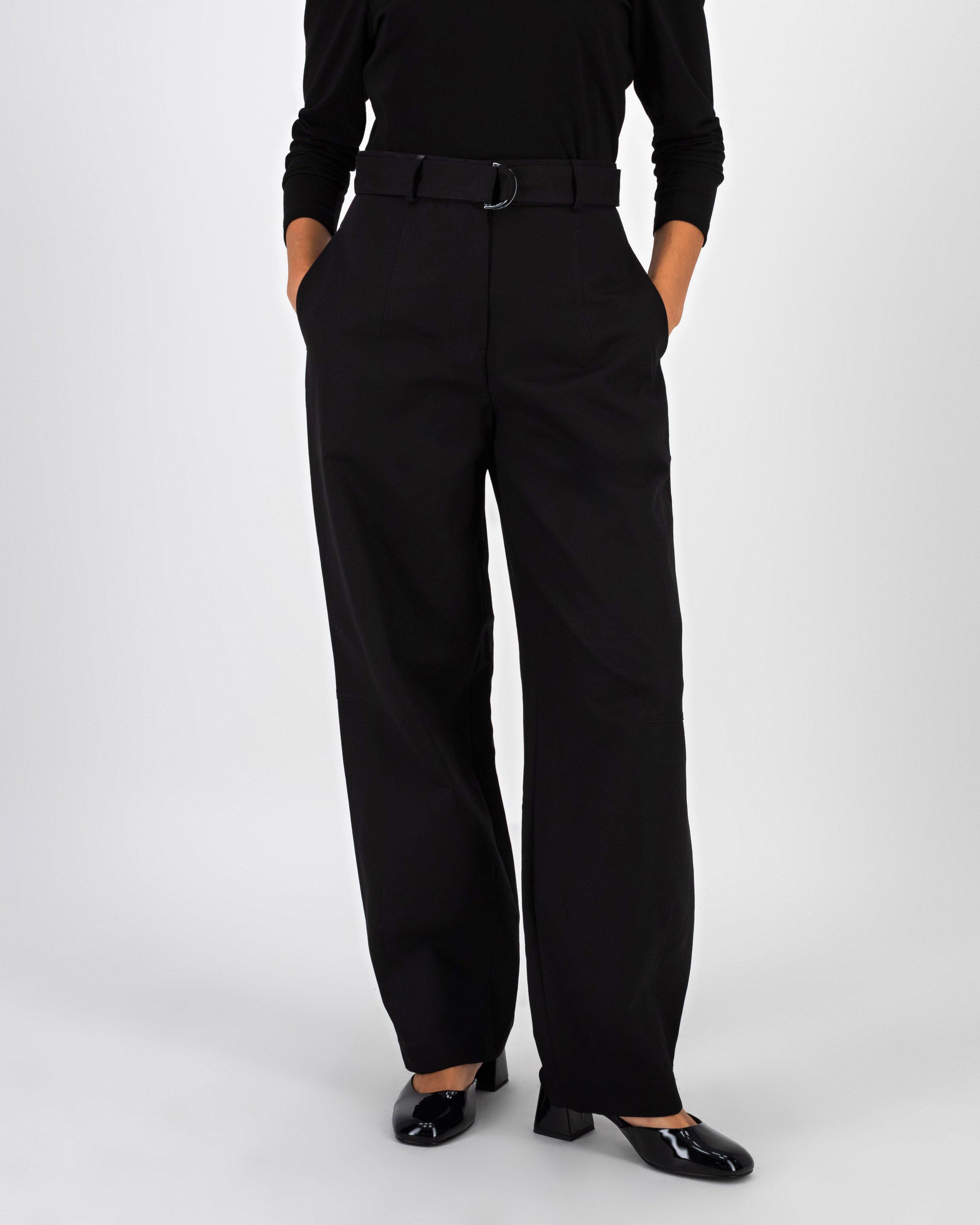 Alexia Tapered Pant -  Black