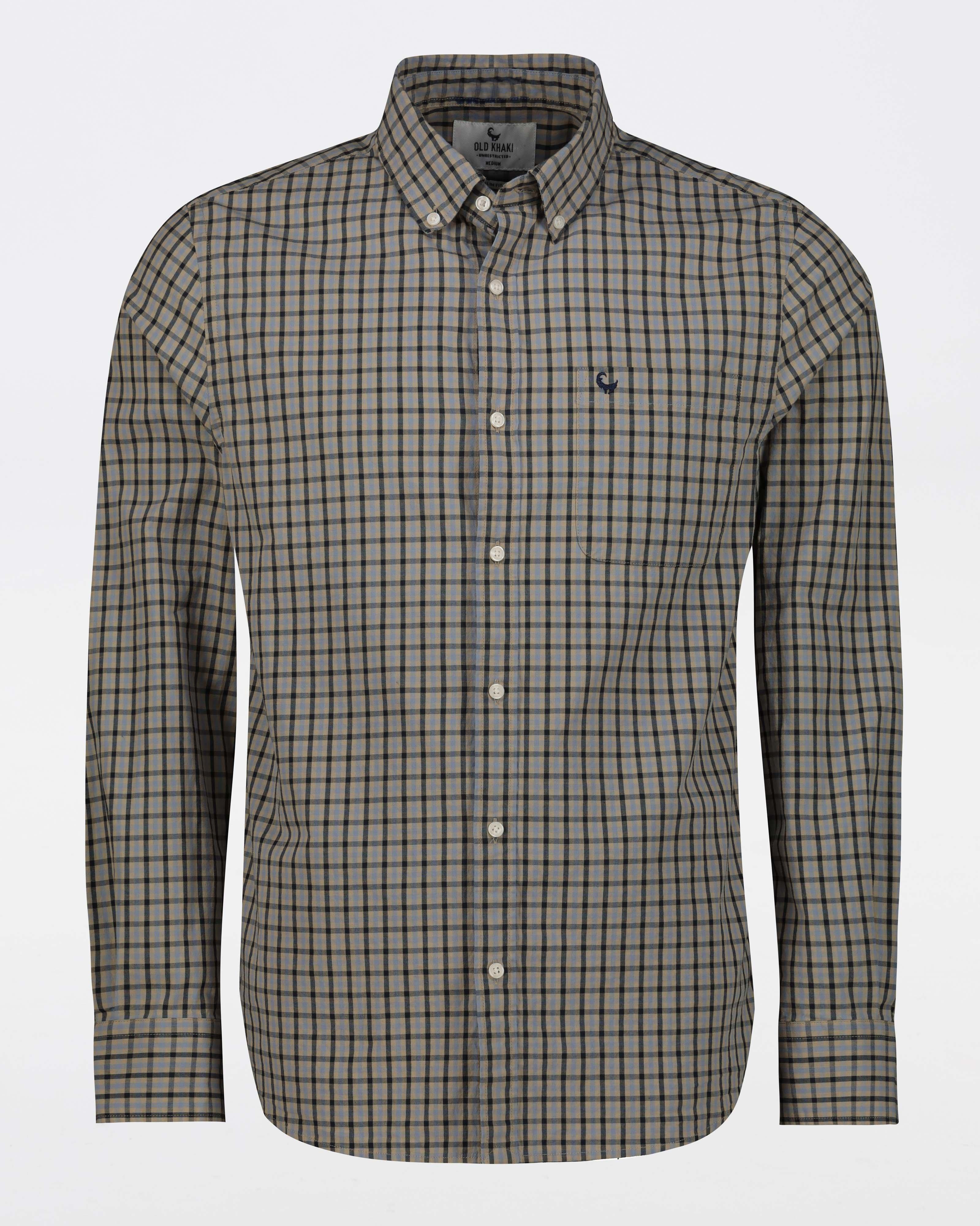 Old Khaki Men’s Austin Gingham Shirt -  Blue