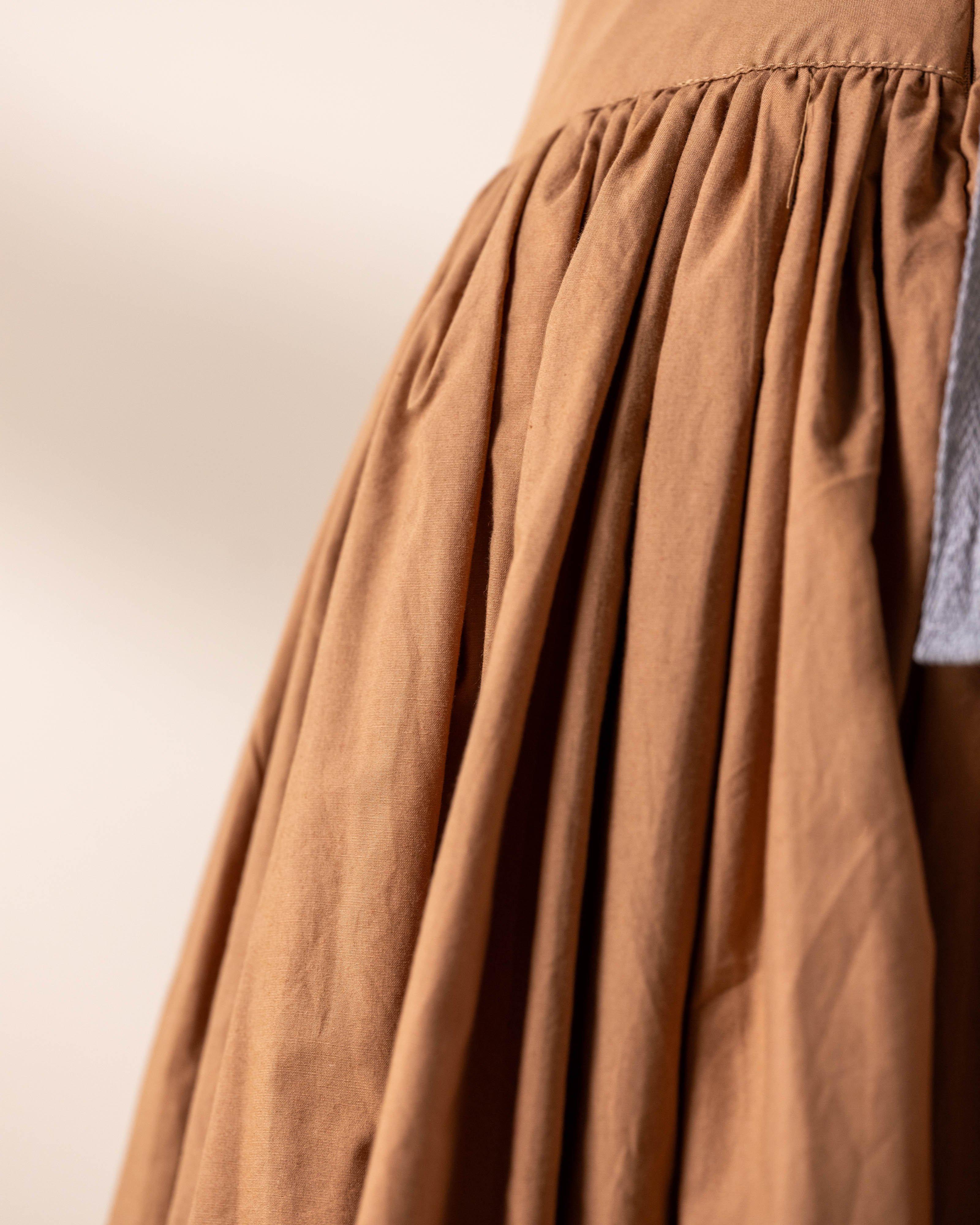 KLûK CGDT x Poetry Basque Skirt -  Camel