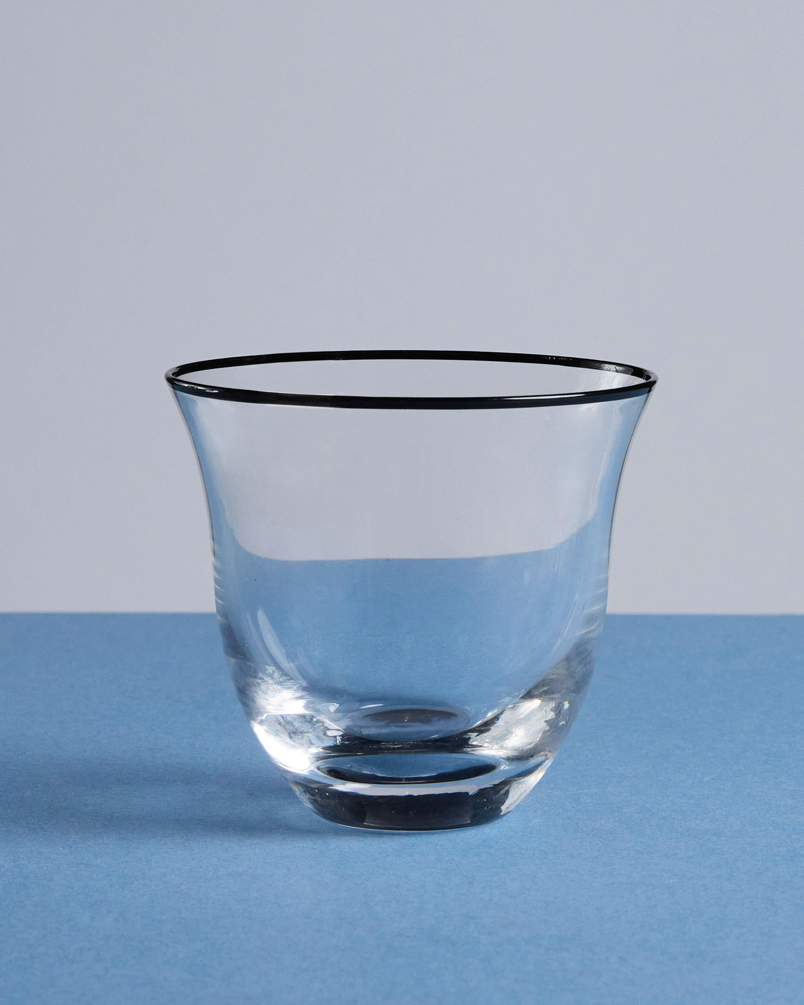 Black Rim Tumbler -  No Colour