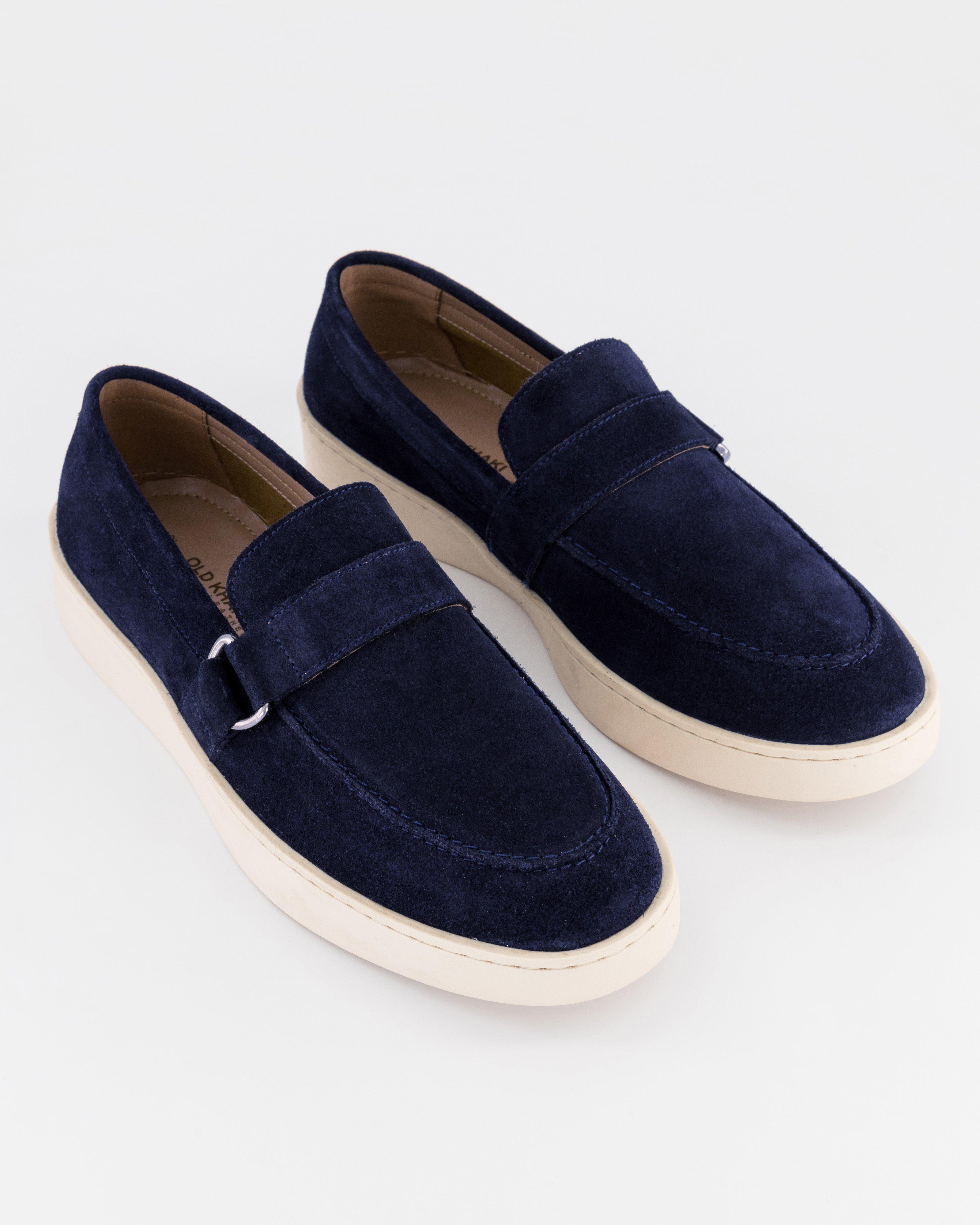 Men's Moe Leather Loafer -  Navy