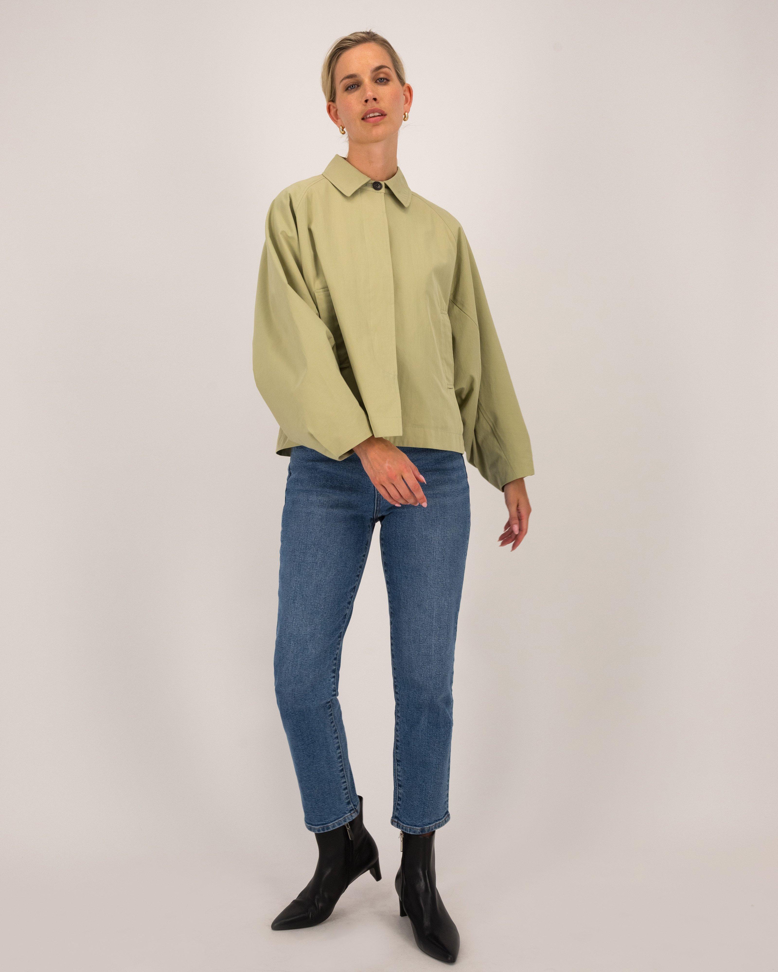 Holly Batwing Jacket -  Green