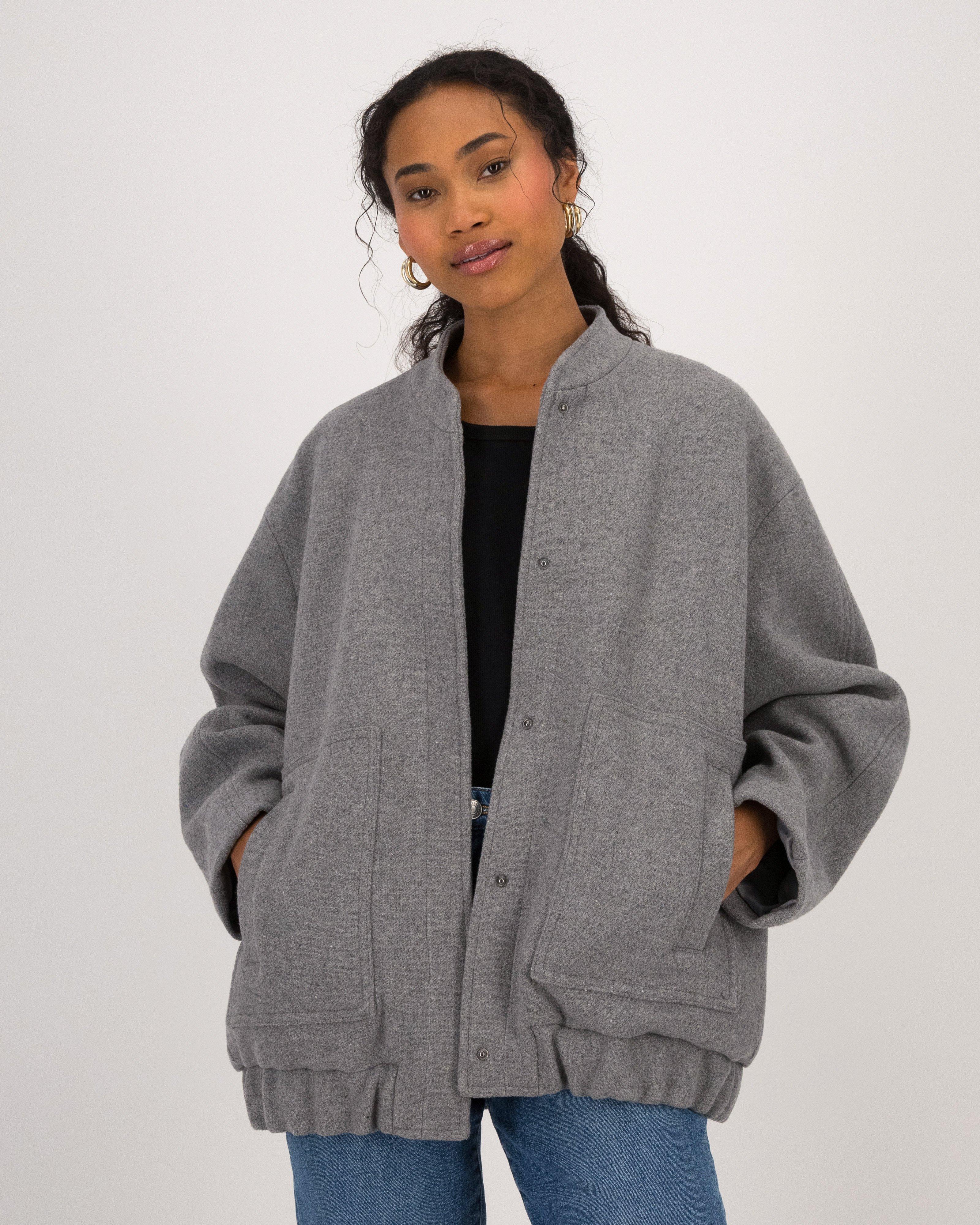 Nikita Wool Blend Bomber - Poetry Clothing Store