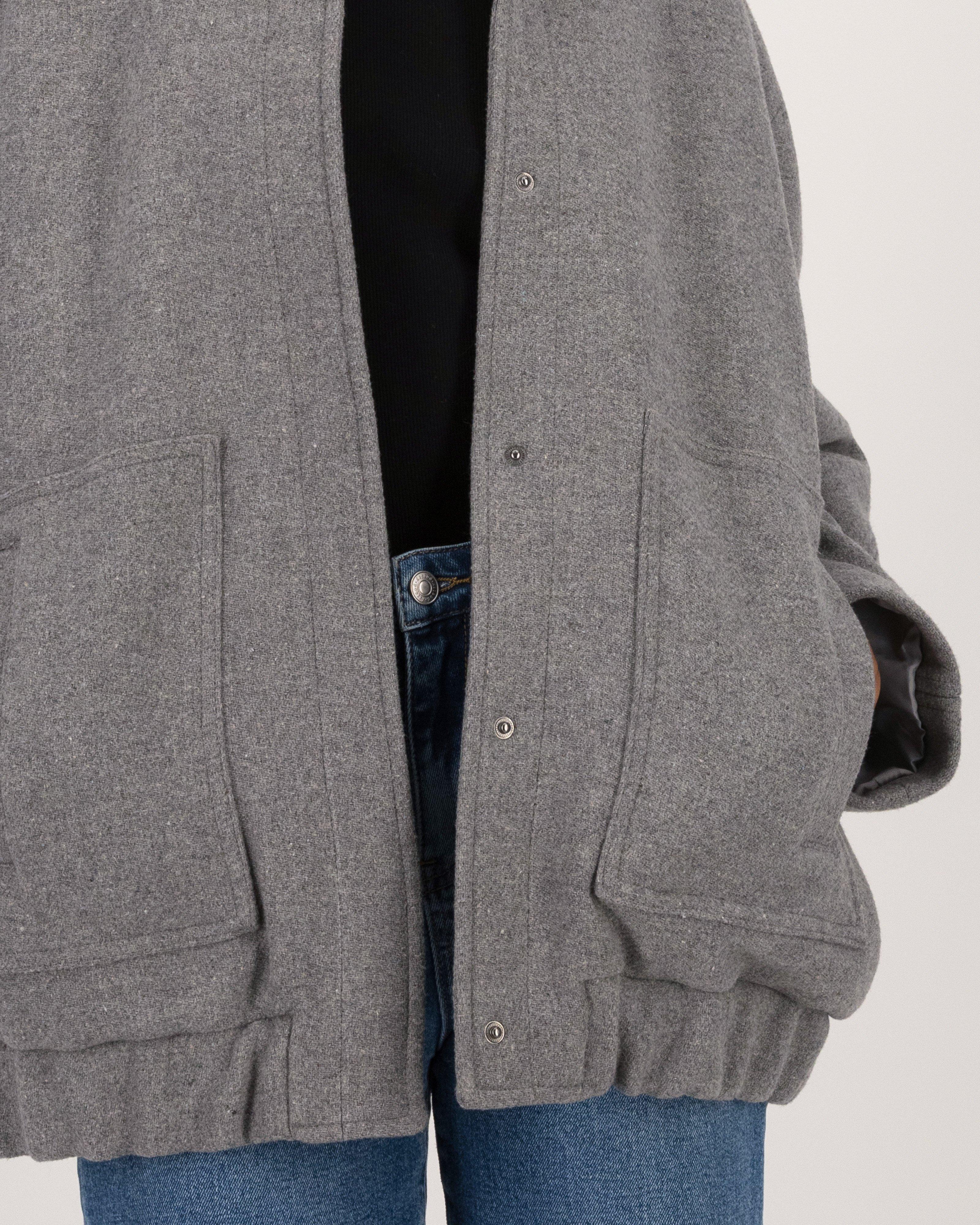 新品 BRIEFING SH MS WOOL BOA BLOUSON グレーM MOSLEY BOA HALF ZIP