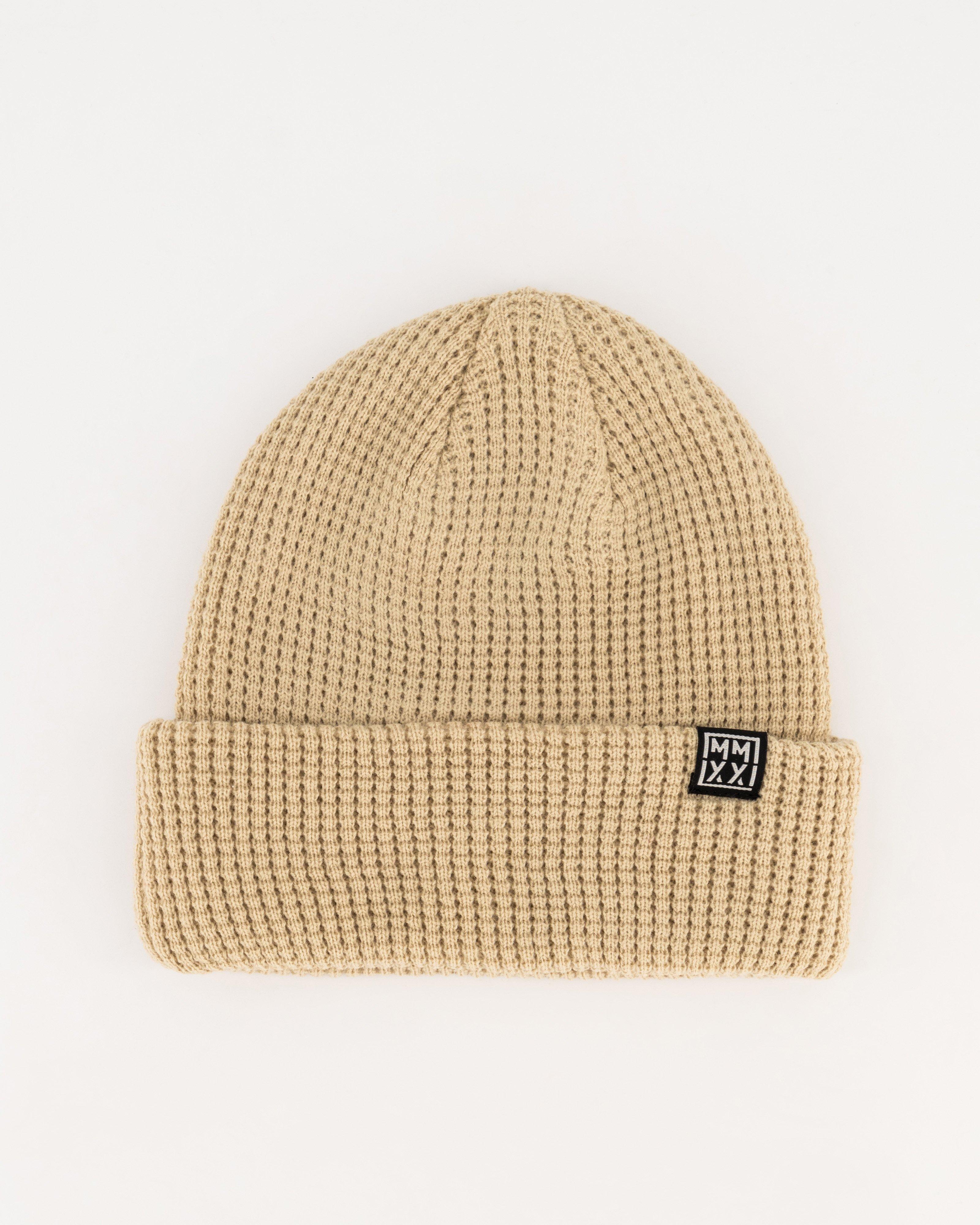 MMXXI Waffle Knit Beanie -  Stone