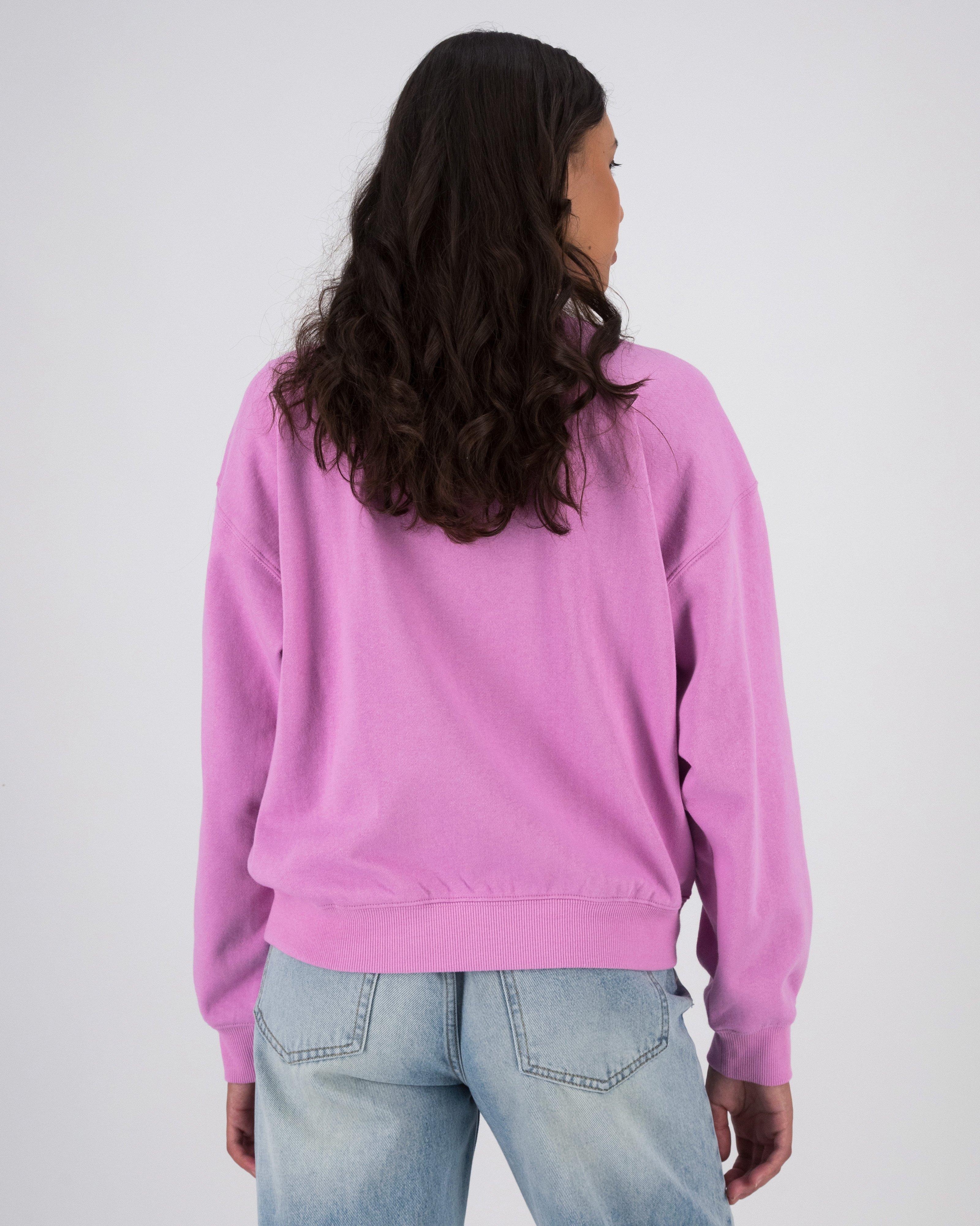 Old Khaki Women’s Chelsea Branded Sweat Top  -  Pink