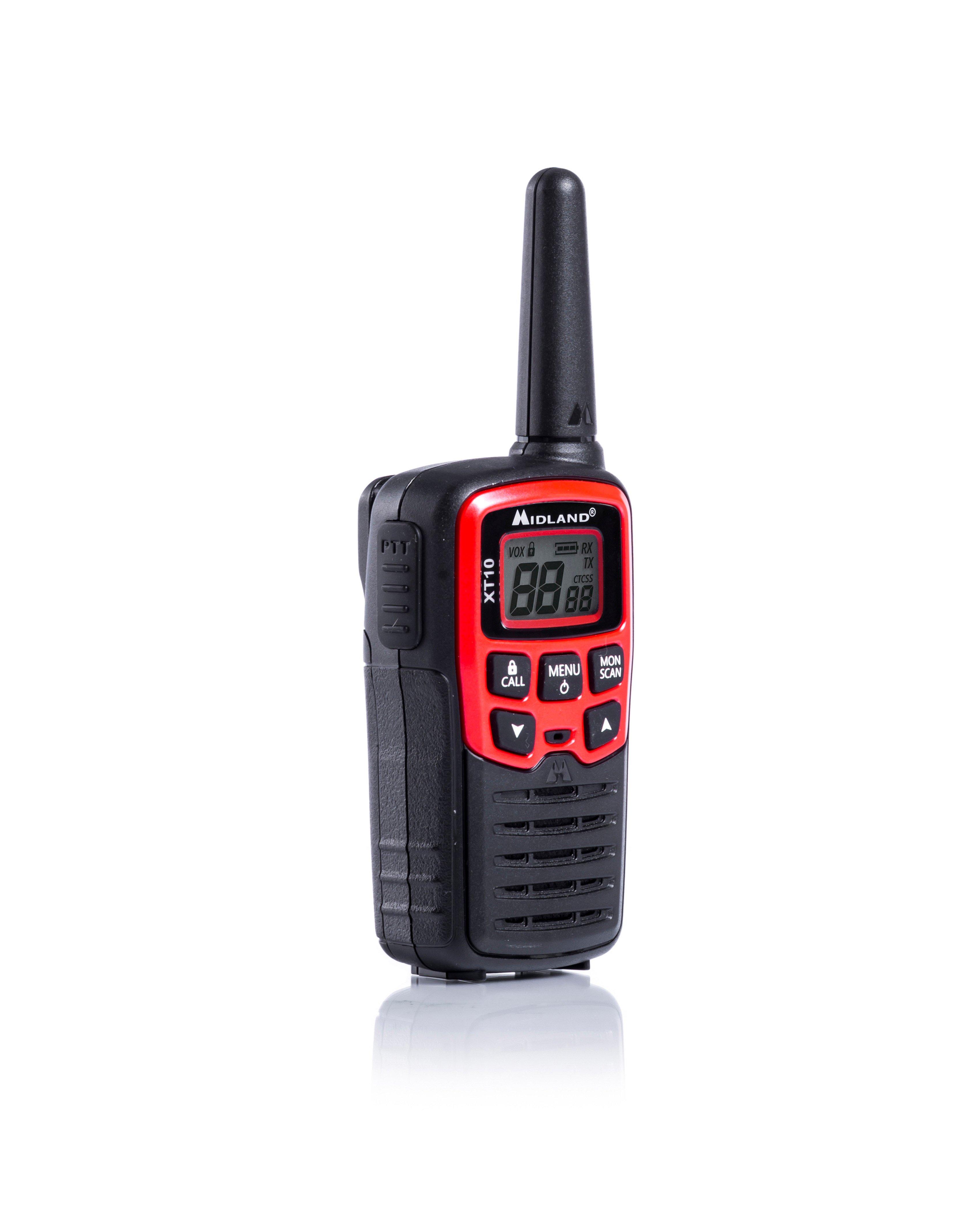 Midland XT10 Two Way Radio -  Red