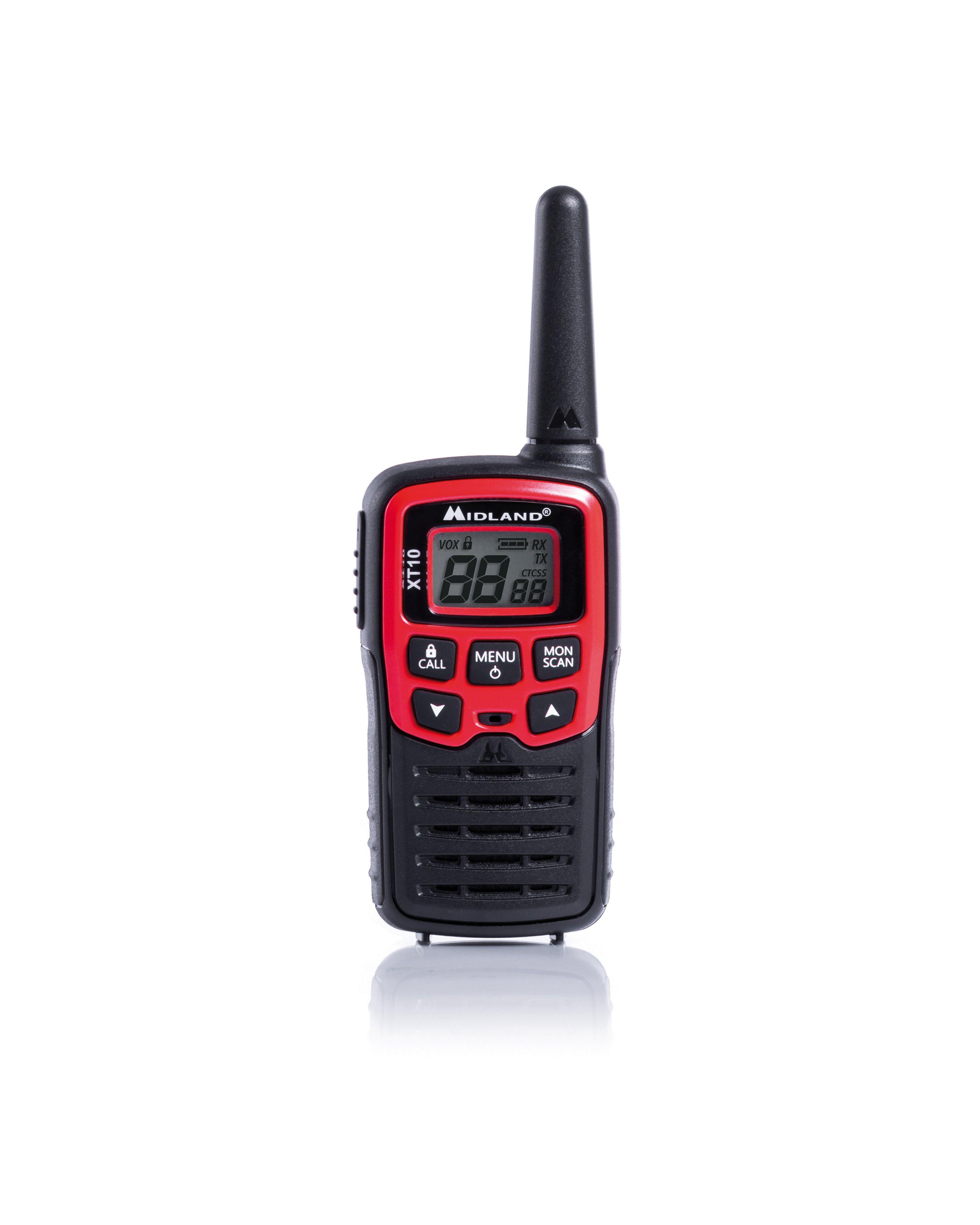 Midland XT10 Two Way Radio -  Red