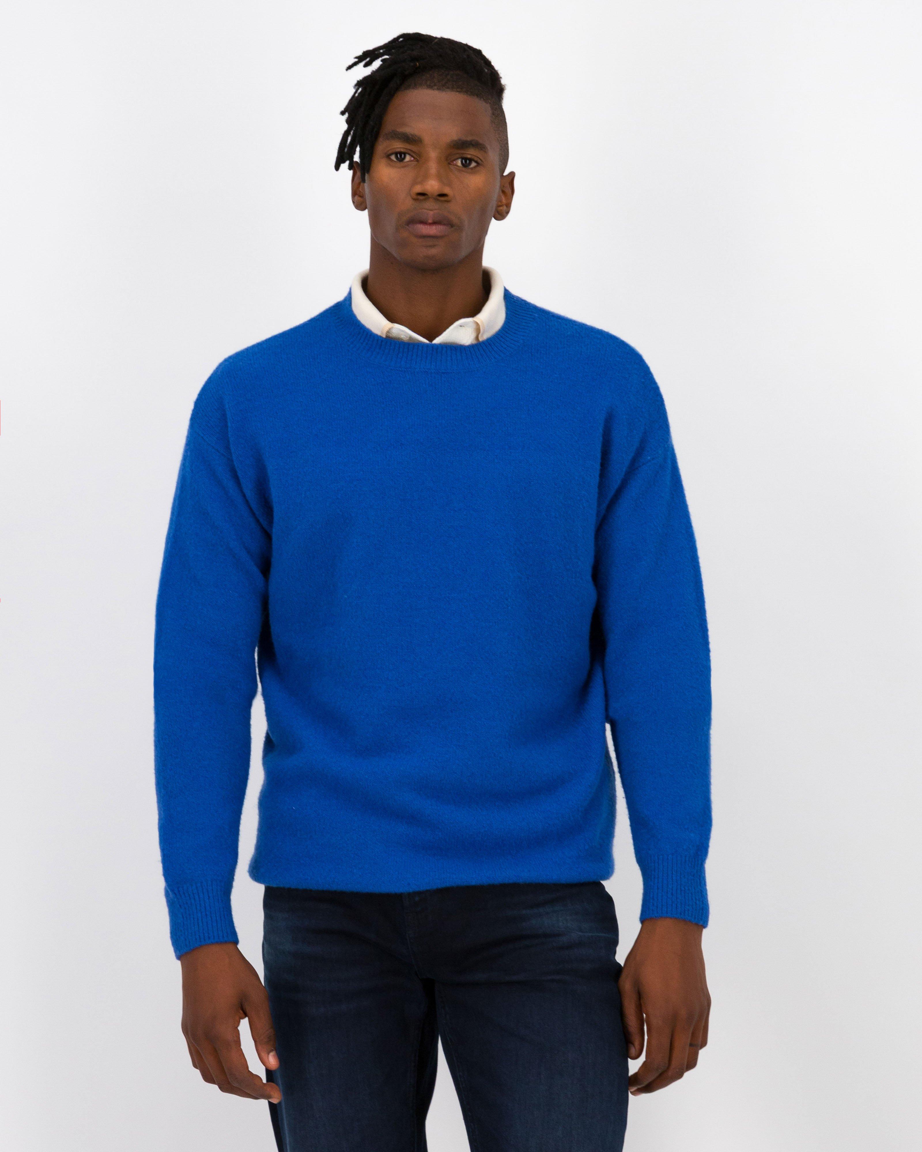 Men's Kyle Crew Knit -  Blue