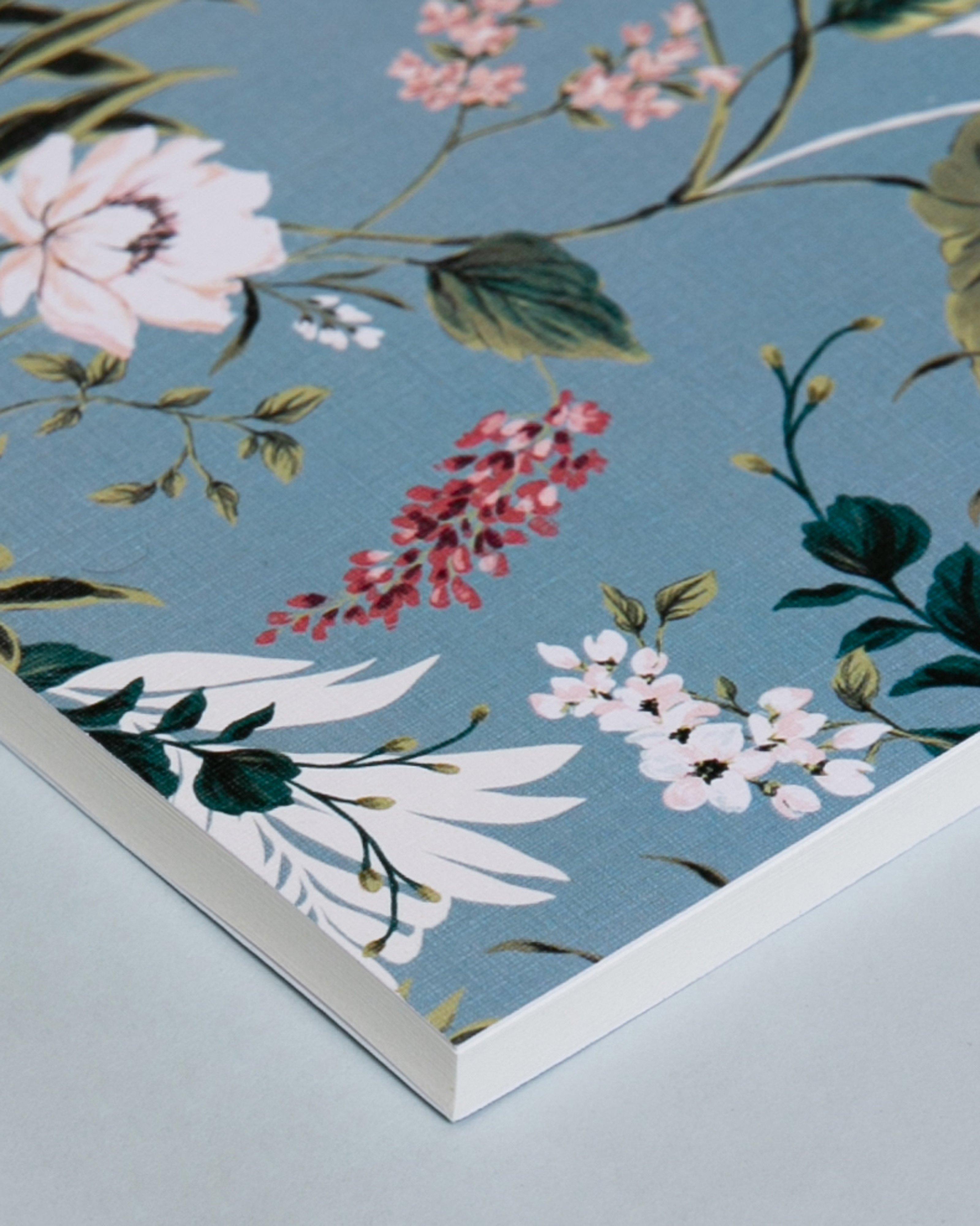 Floral A5 Weekly Planner -  Blue