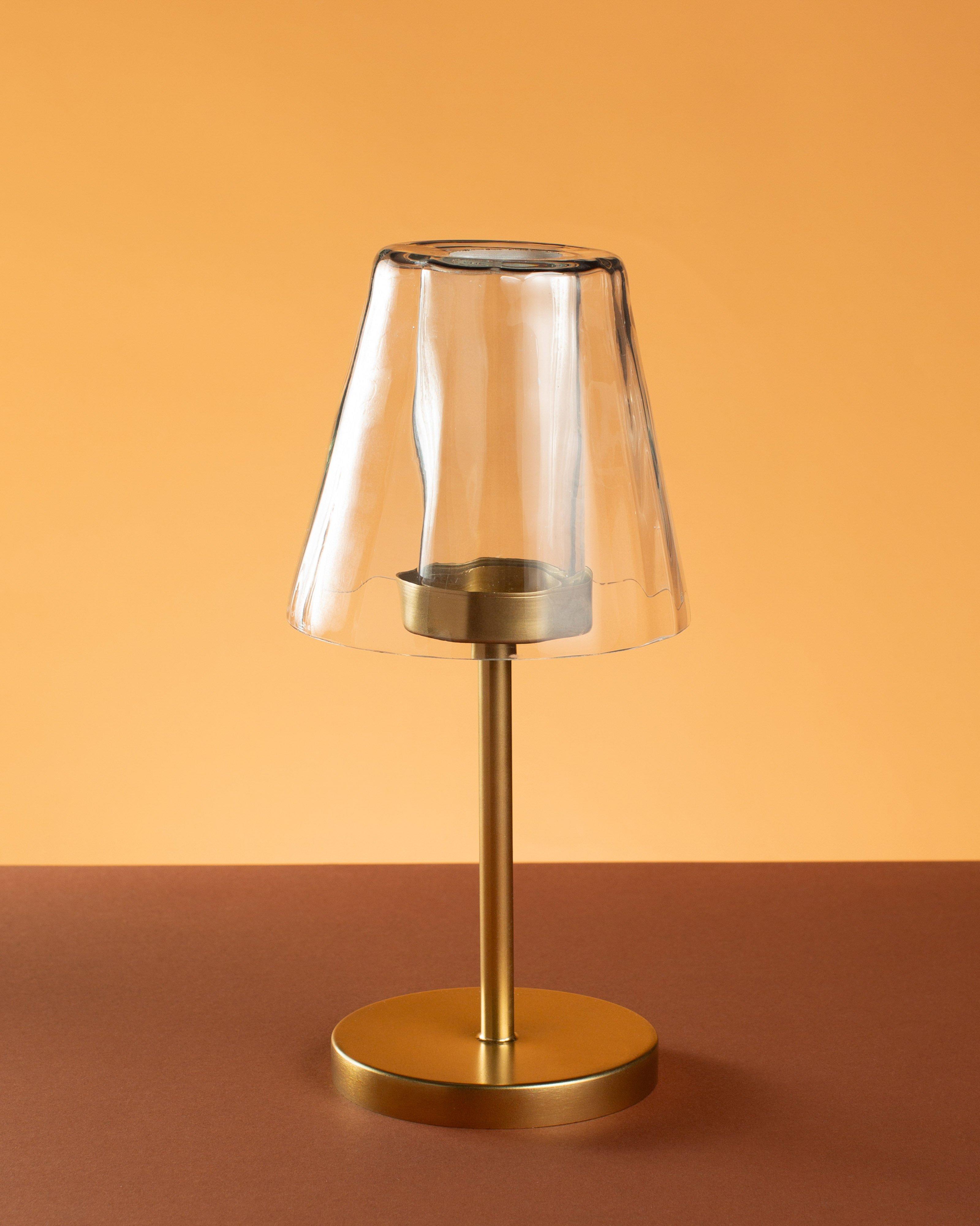 Isla Tealight Candle Holder -  Gold