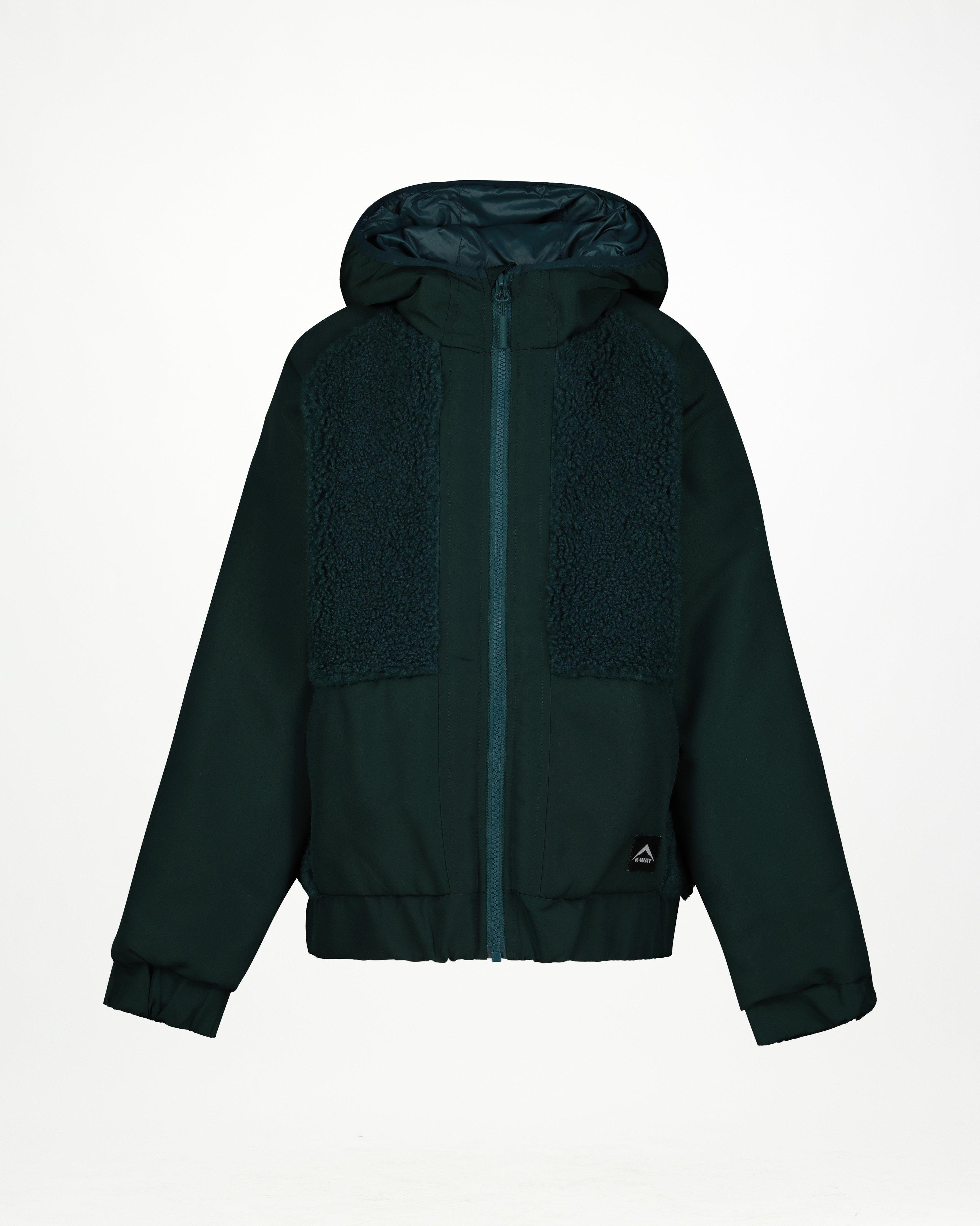 K-Way Youth Agulus Borg Hybrid Jacket  -  Jade