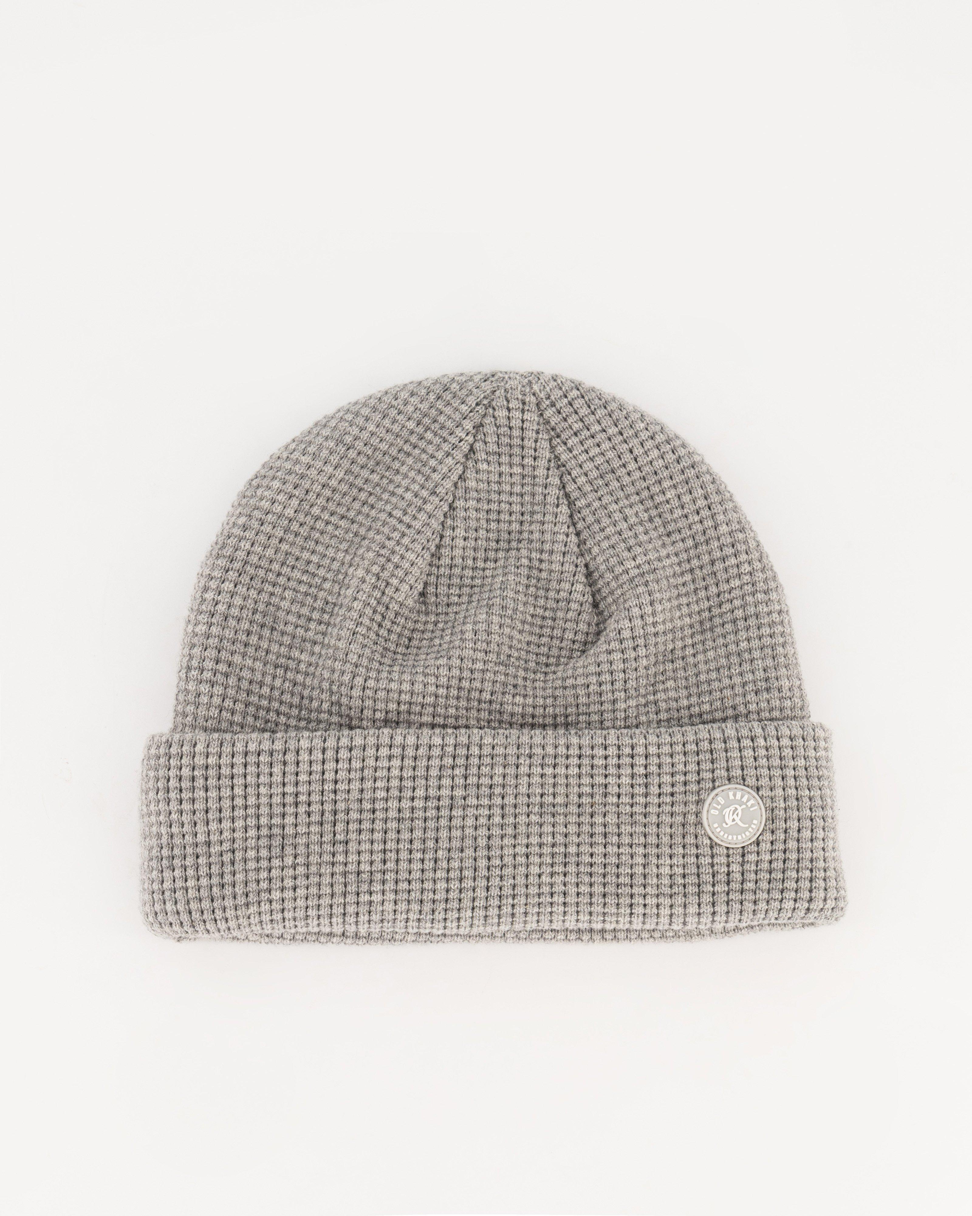 Men's Gordon Fine Rib Beanie  -  Grey