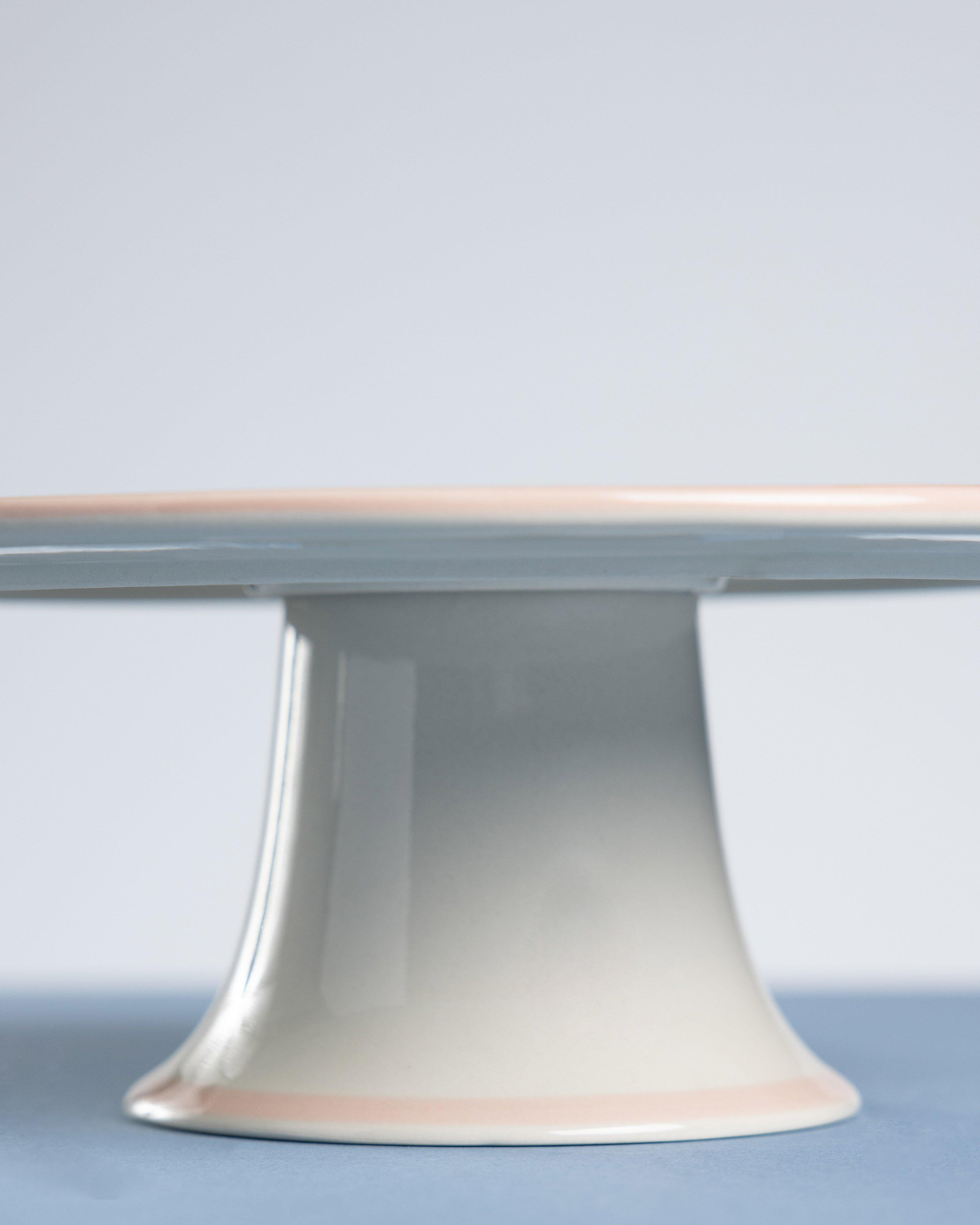 Hand Painted Ceramic Cake Stand -  Assorted