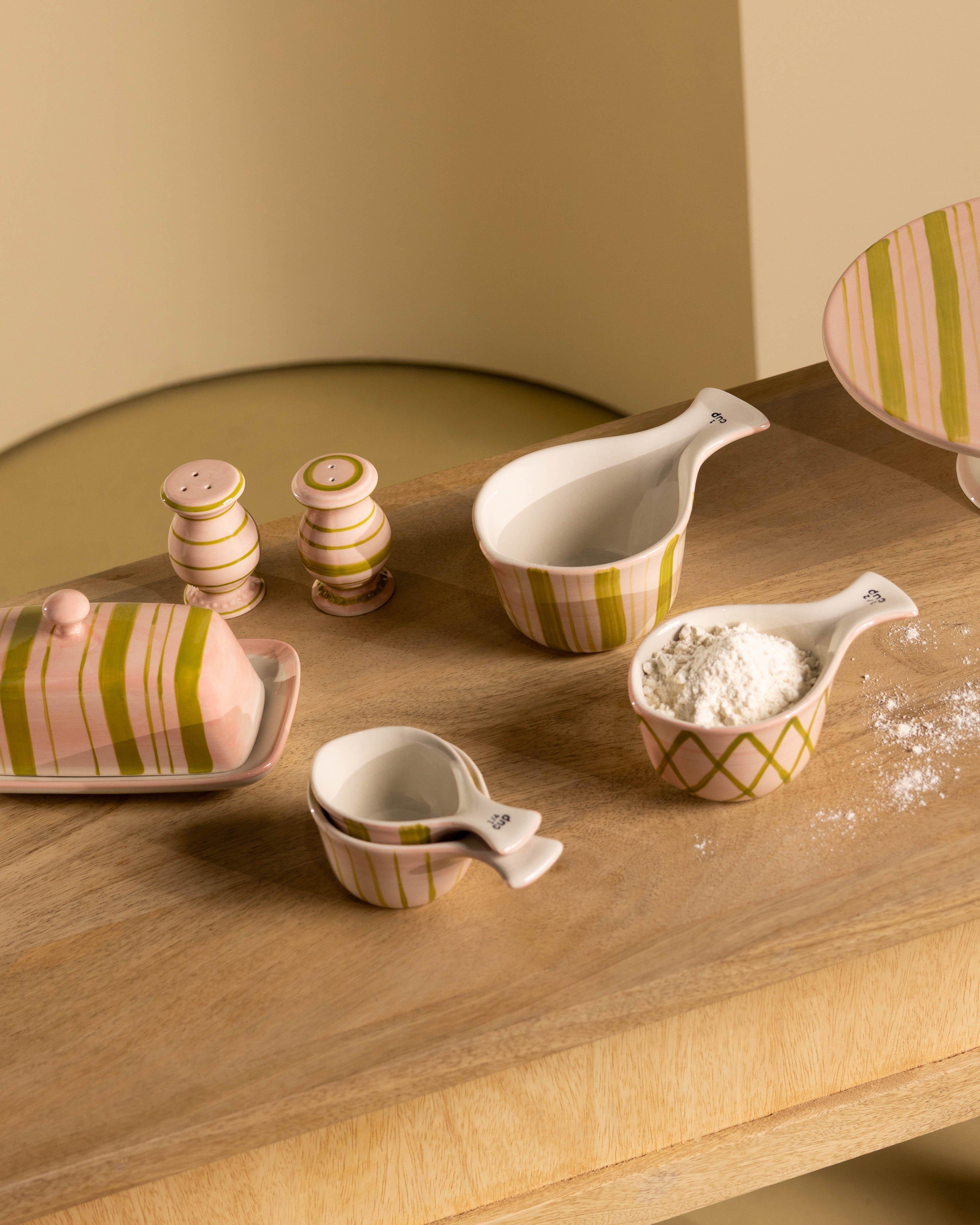 Hand Painted Ceramic Cake Stand -  Assorted