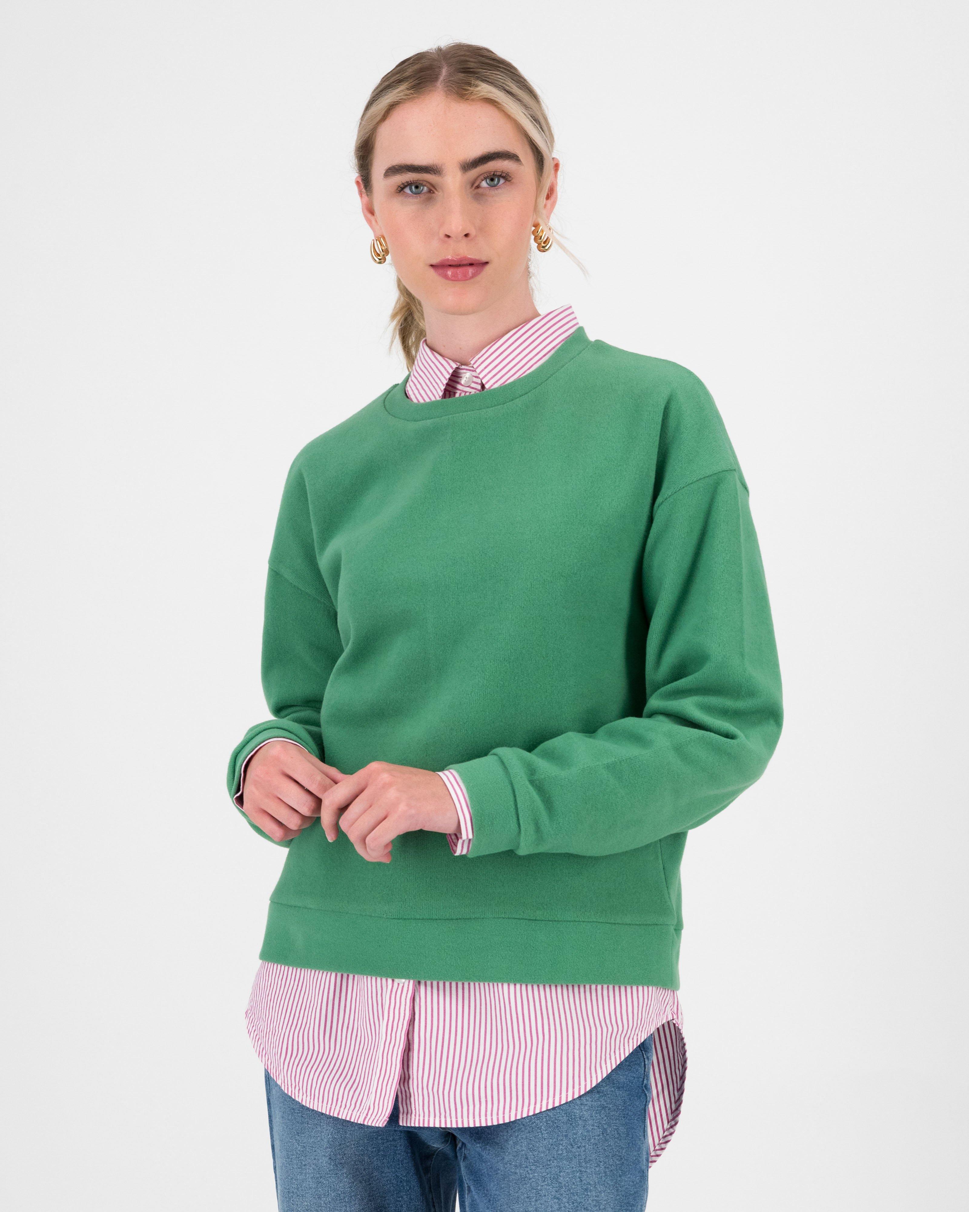 Women's Delphi Knit Pullover -  Green
