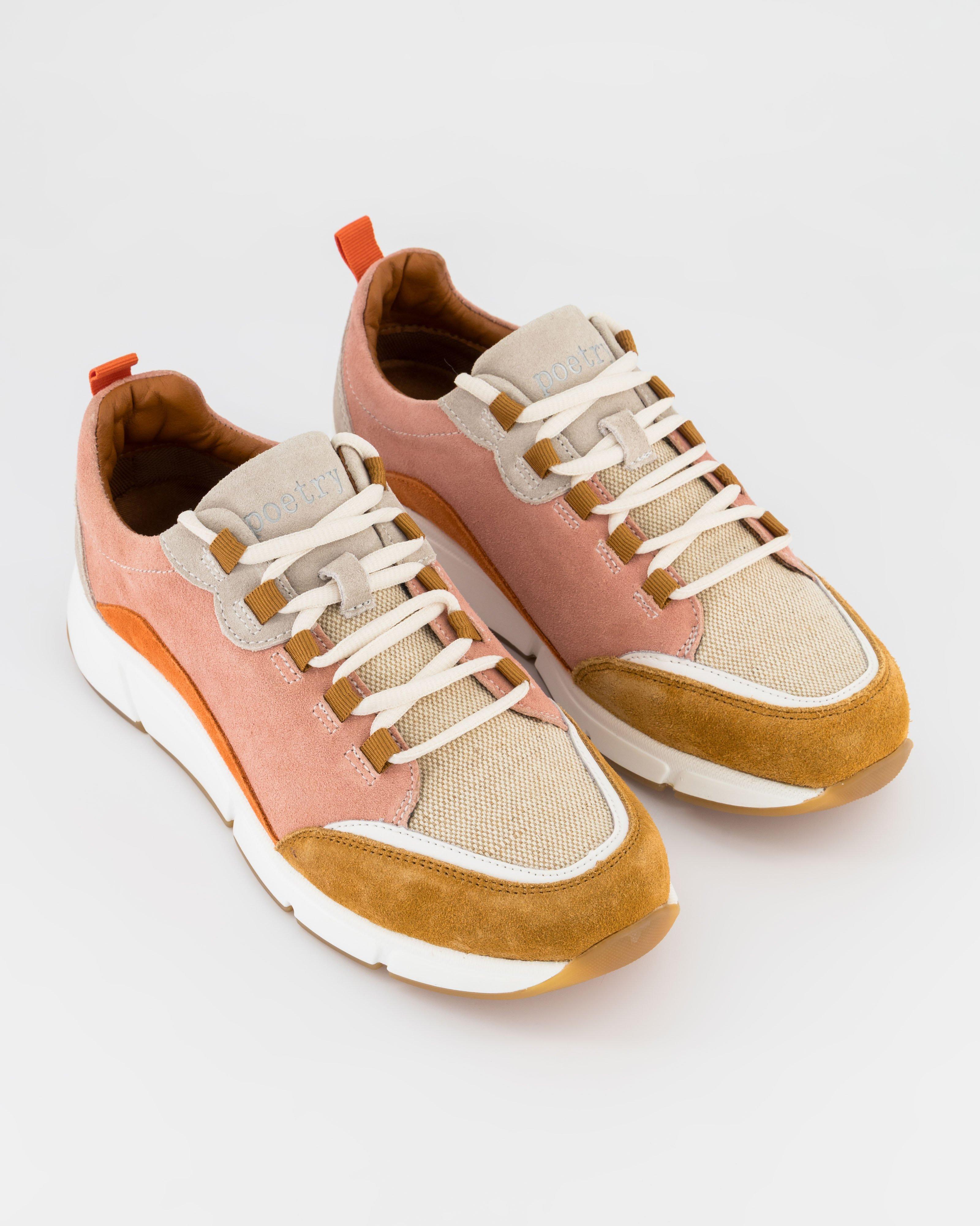 Ginny Colourblock Sneakers -  Dusty Pink