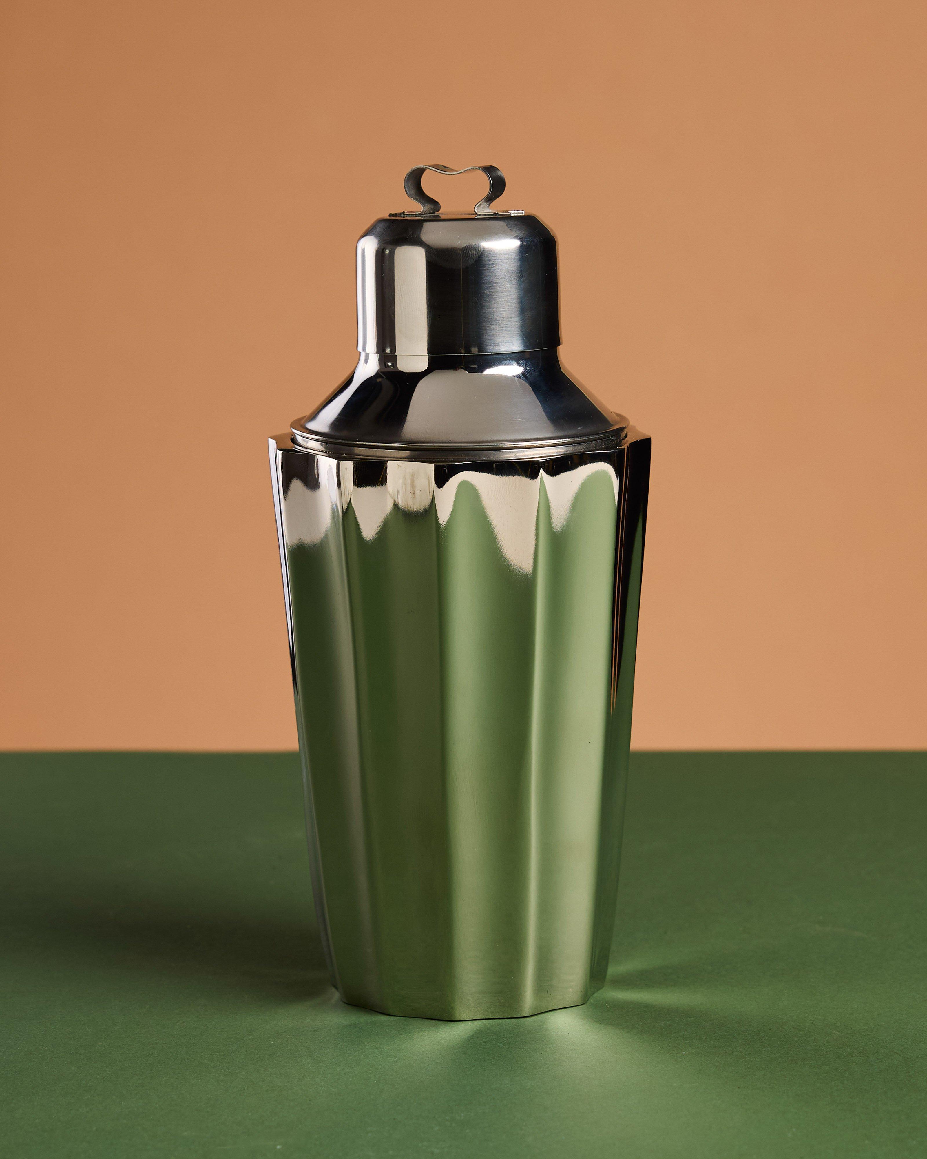 Ula Ribbon Cocktail Shaker -  Silver
