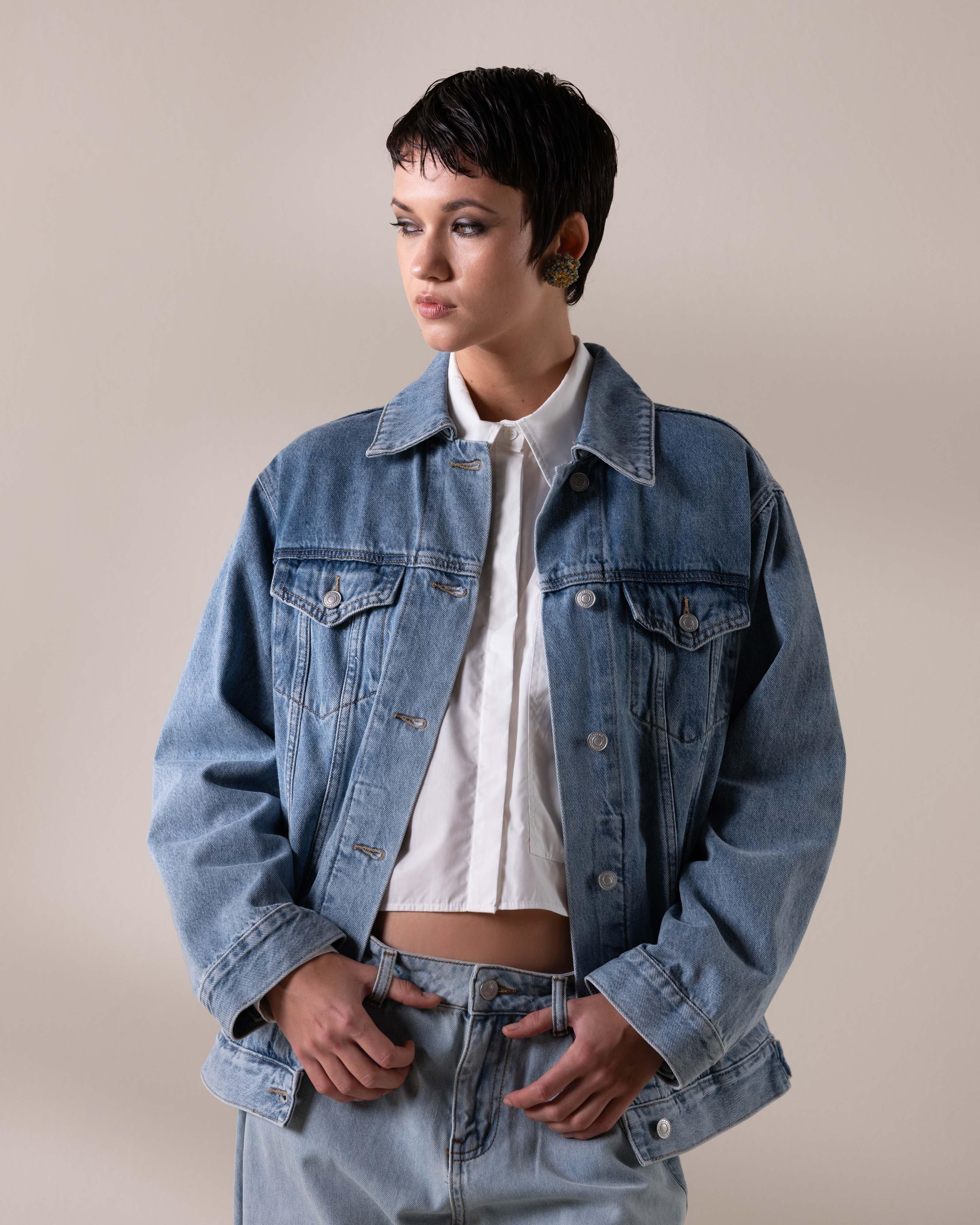  KLûK CGDT x Poetry Denim Jacket -  Blue