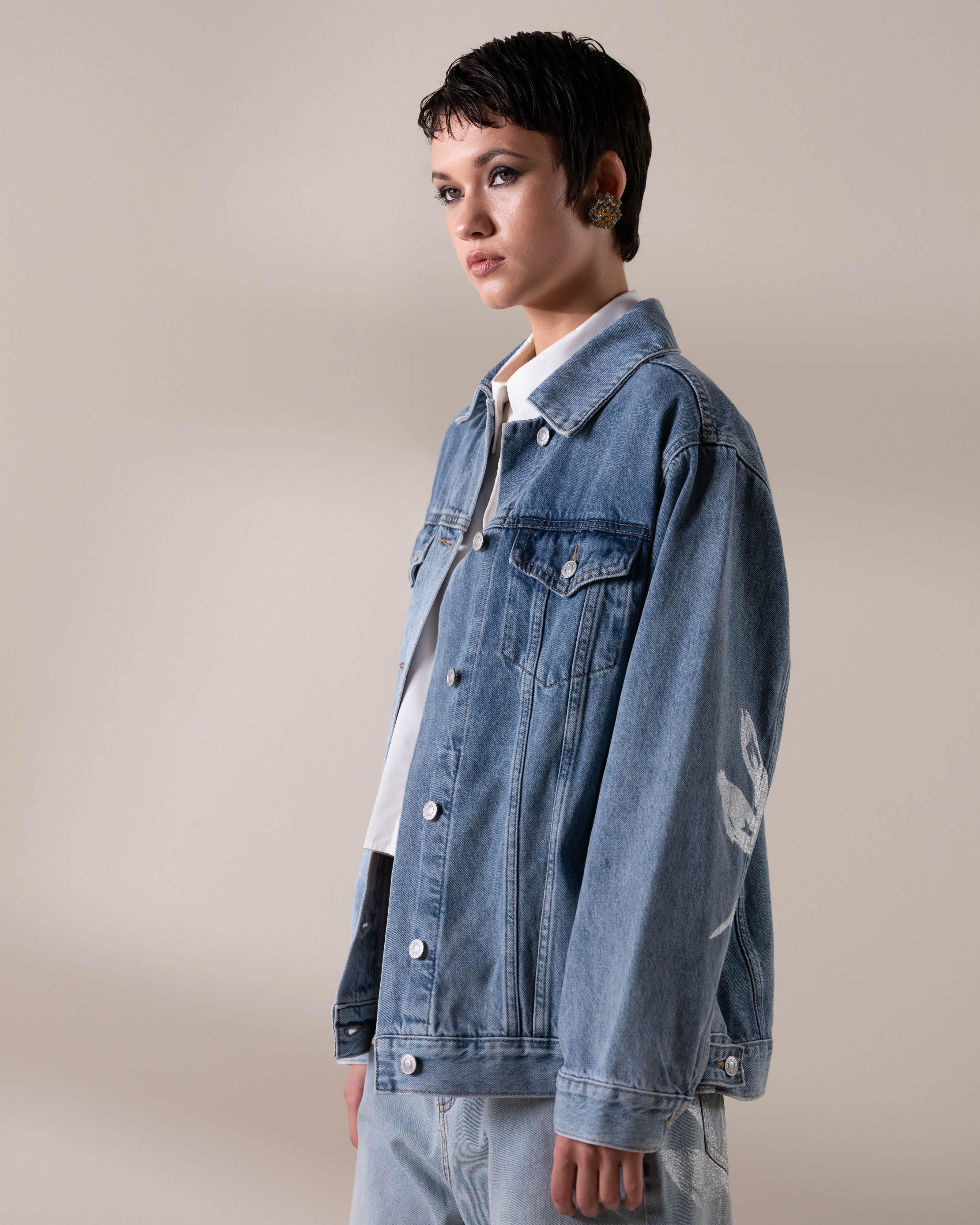  KLûK CGDT x Poetry Denim Jacket -  Blue