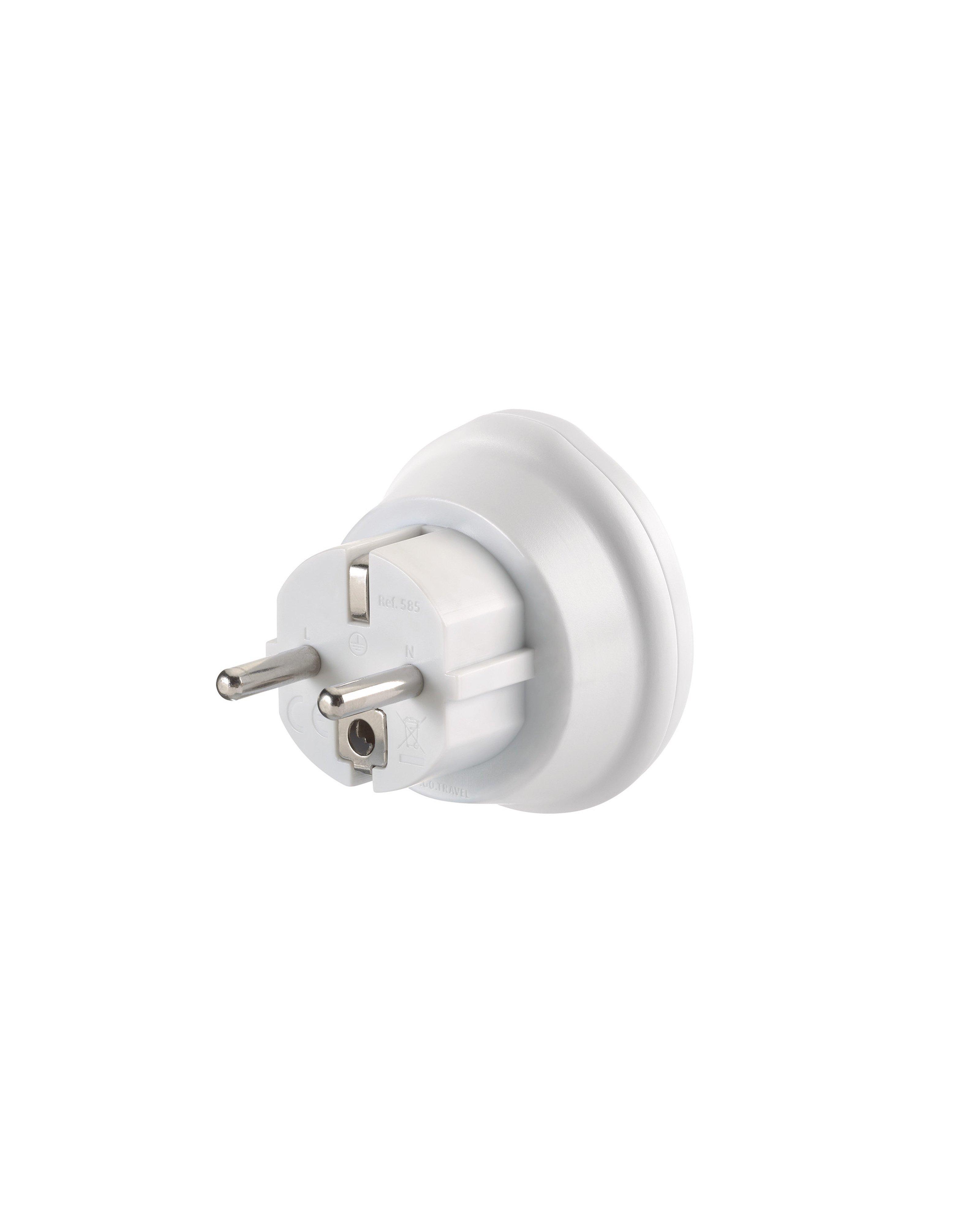 Go Travel SA-to-EU Adaptor -  White
