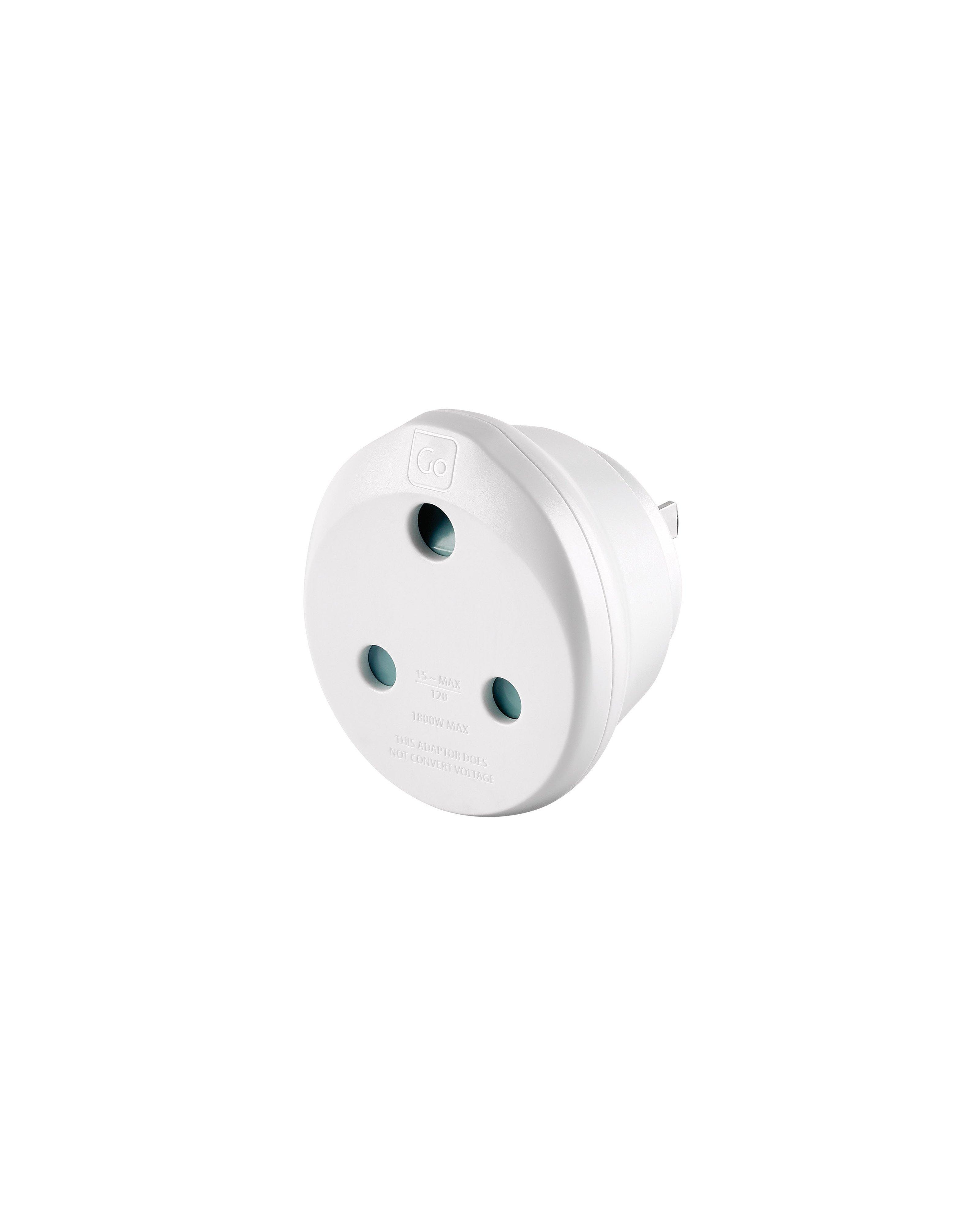 Go Travel SA-to-USA Adaptor -  White