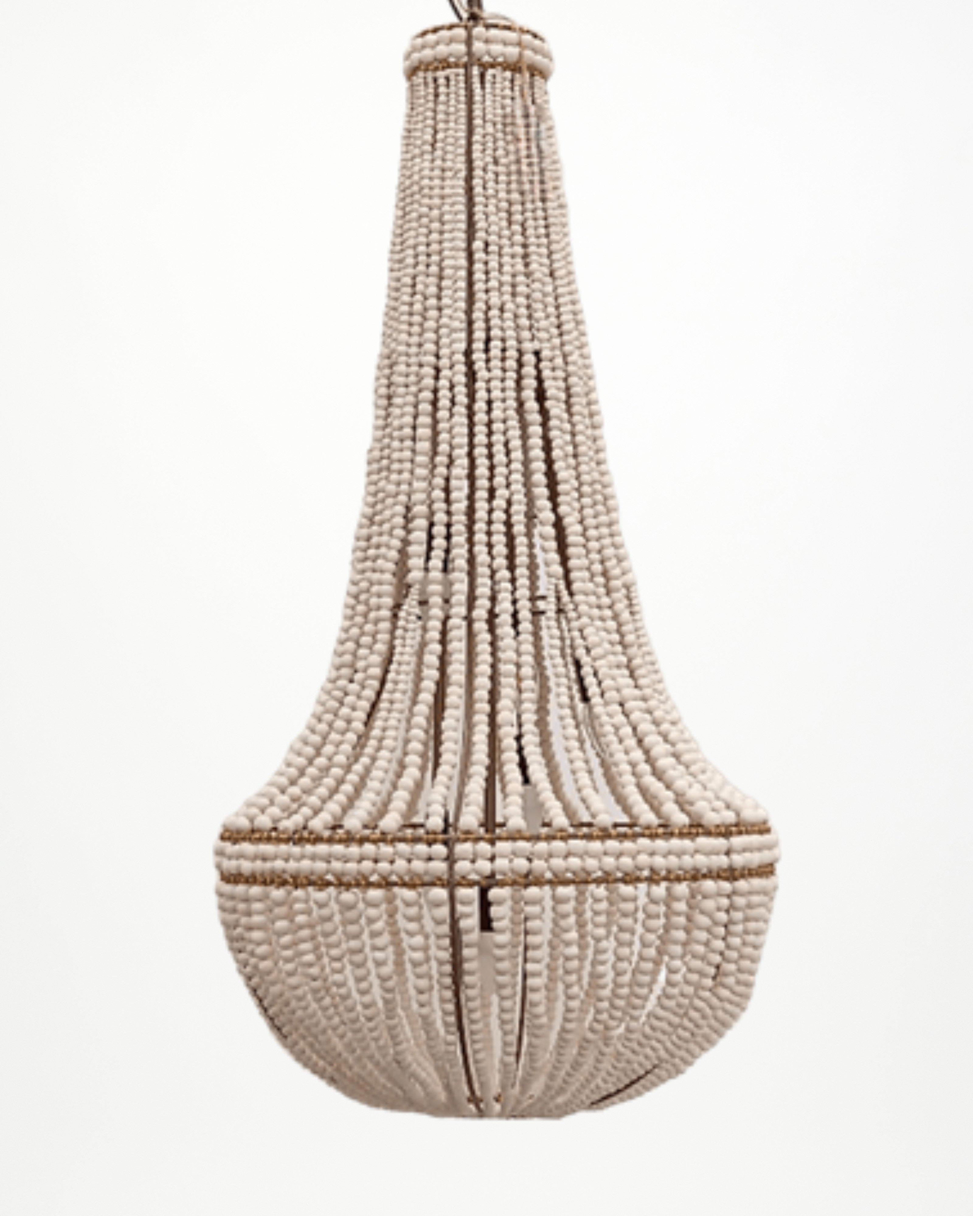 The Handmade Story Extra Large Elongated Sash Chandelier -  No Colour