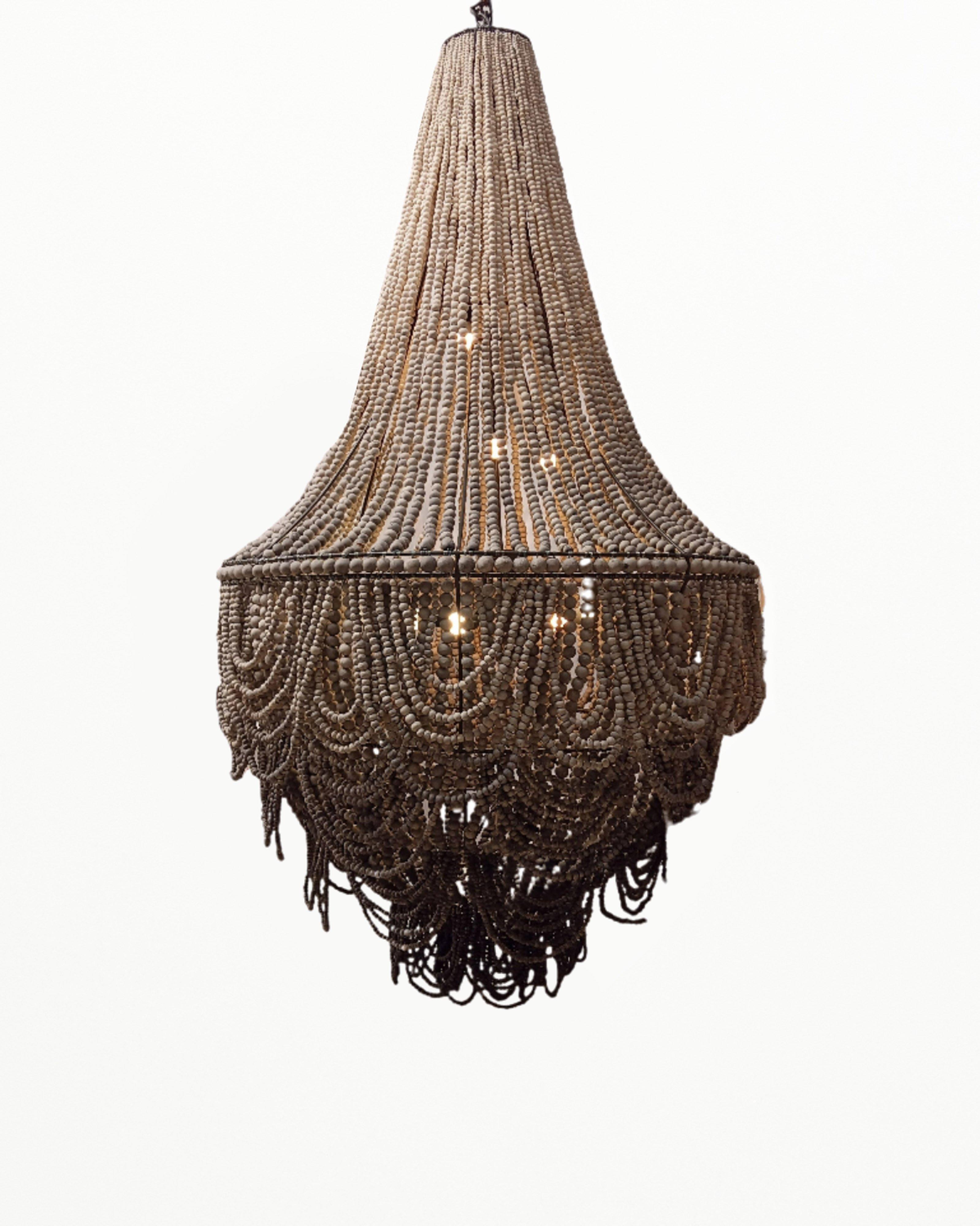 The Handmade Story's Large Jamella Chandelier -  No Colour