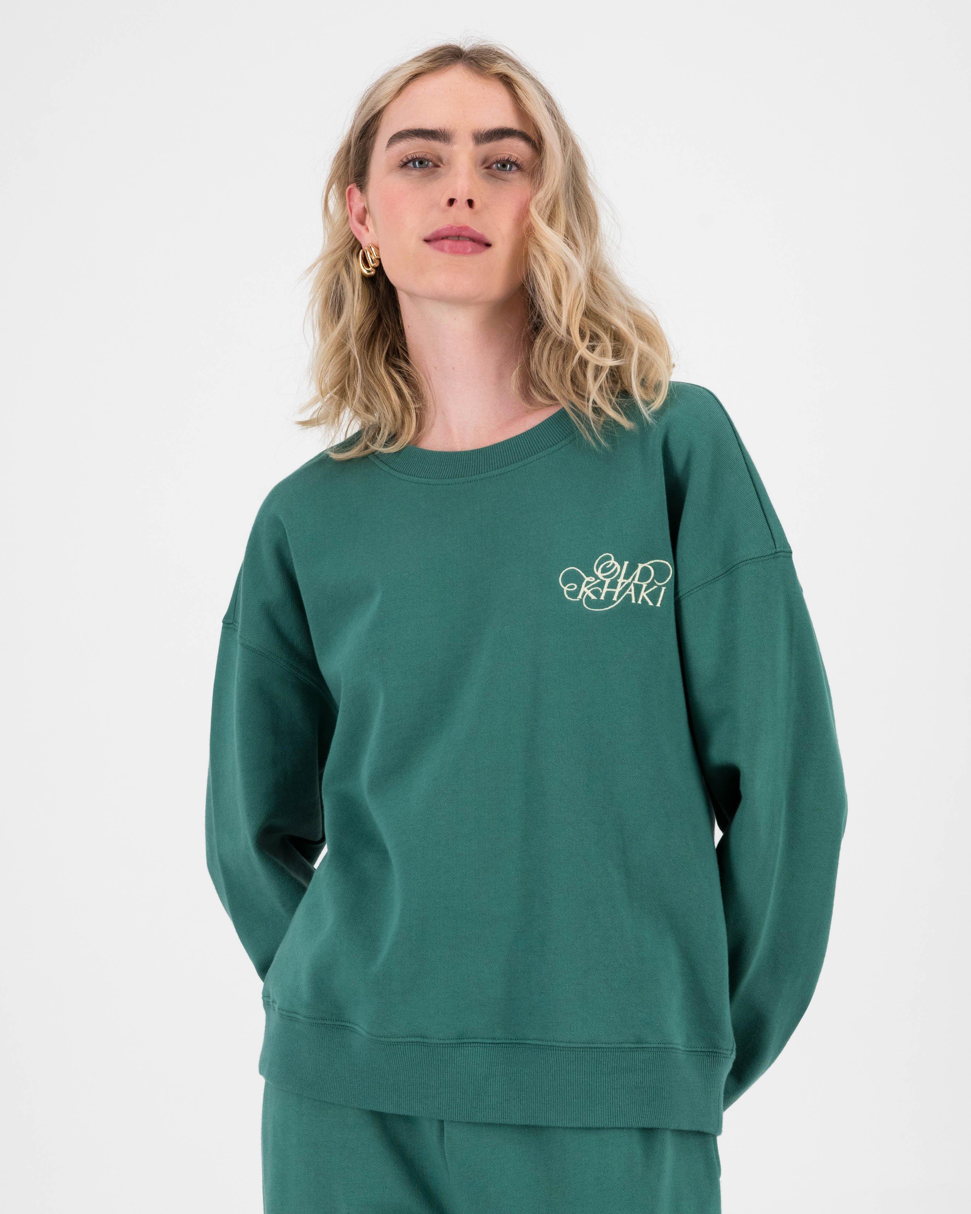 Women's Belle Branded Sweat  -  Sage