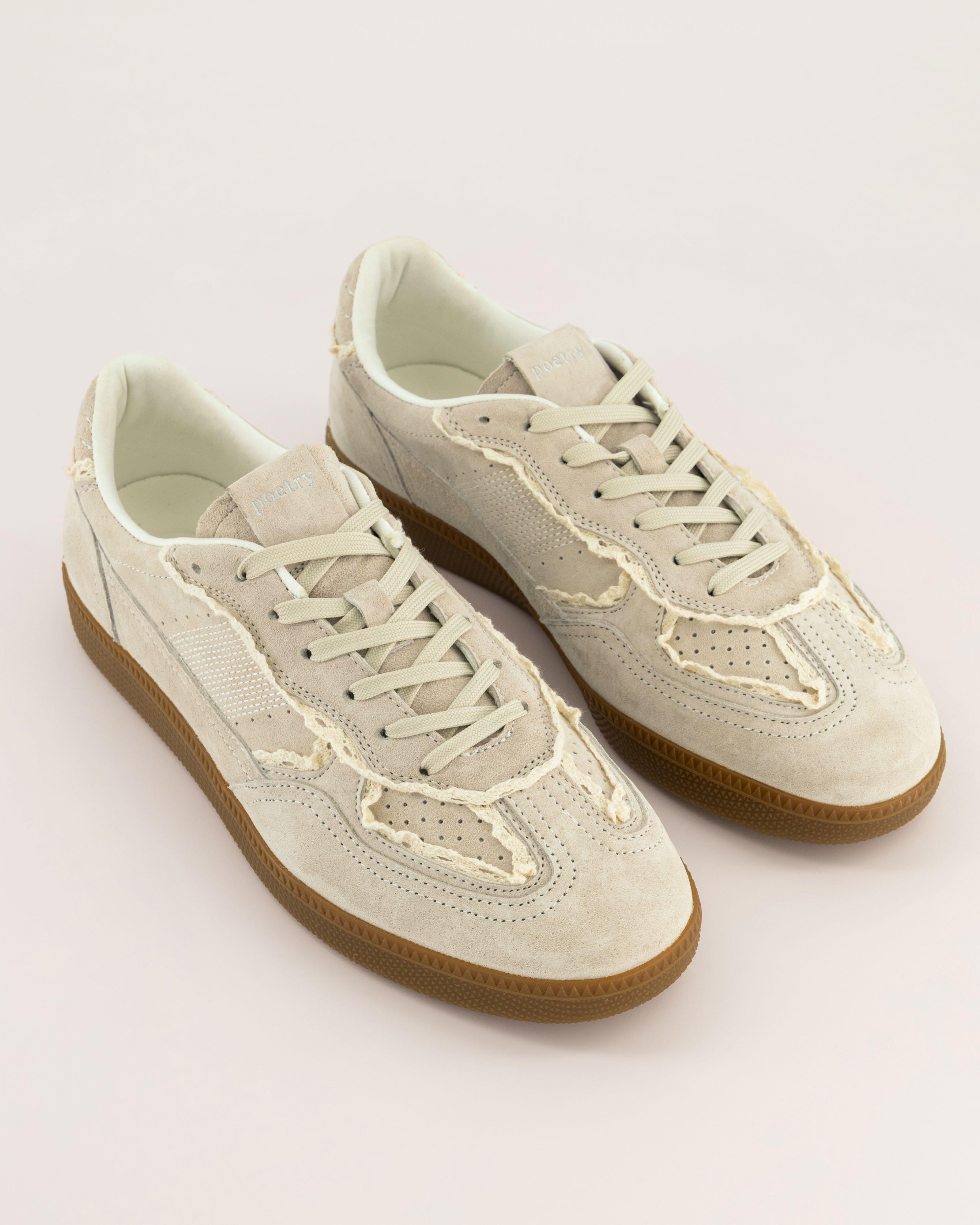 Francesca Suede Sneaker -  Grey