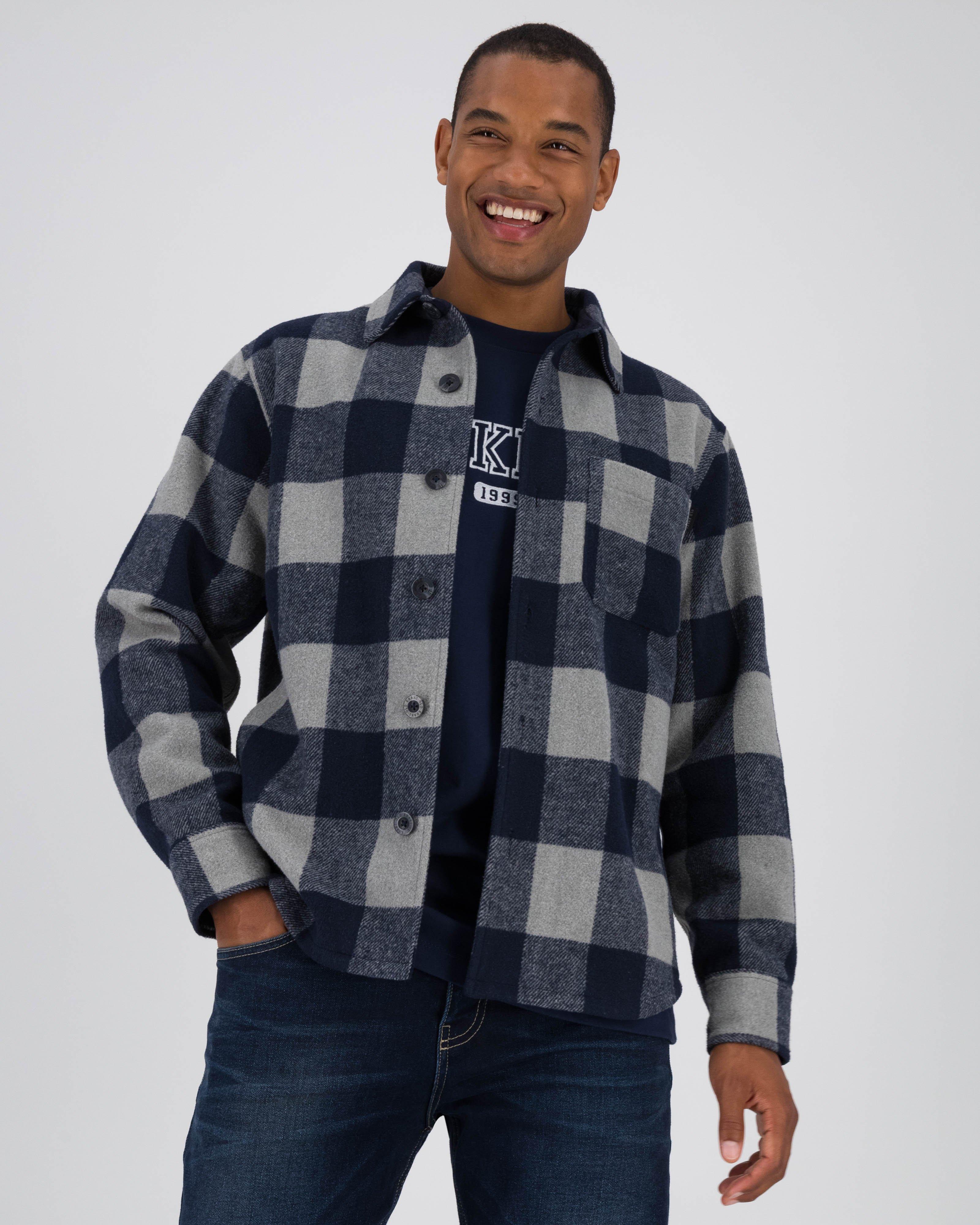 Men's Todd Padded Shacket -  Navy